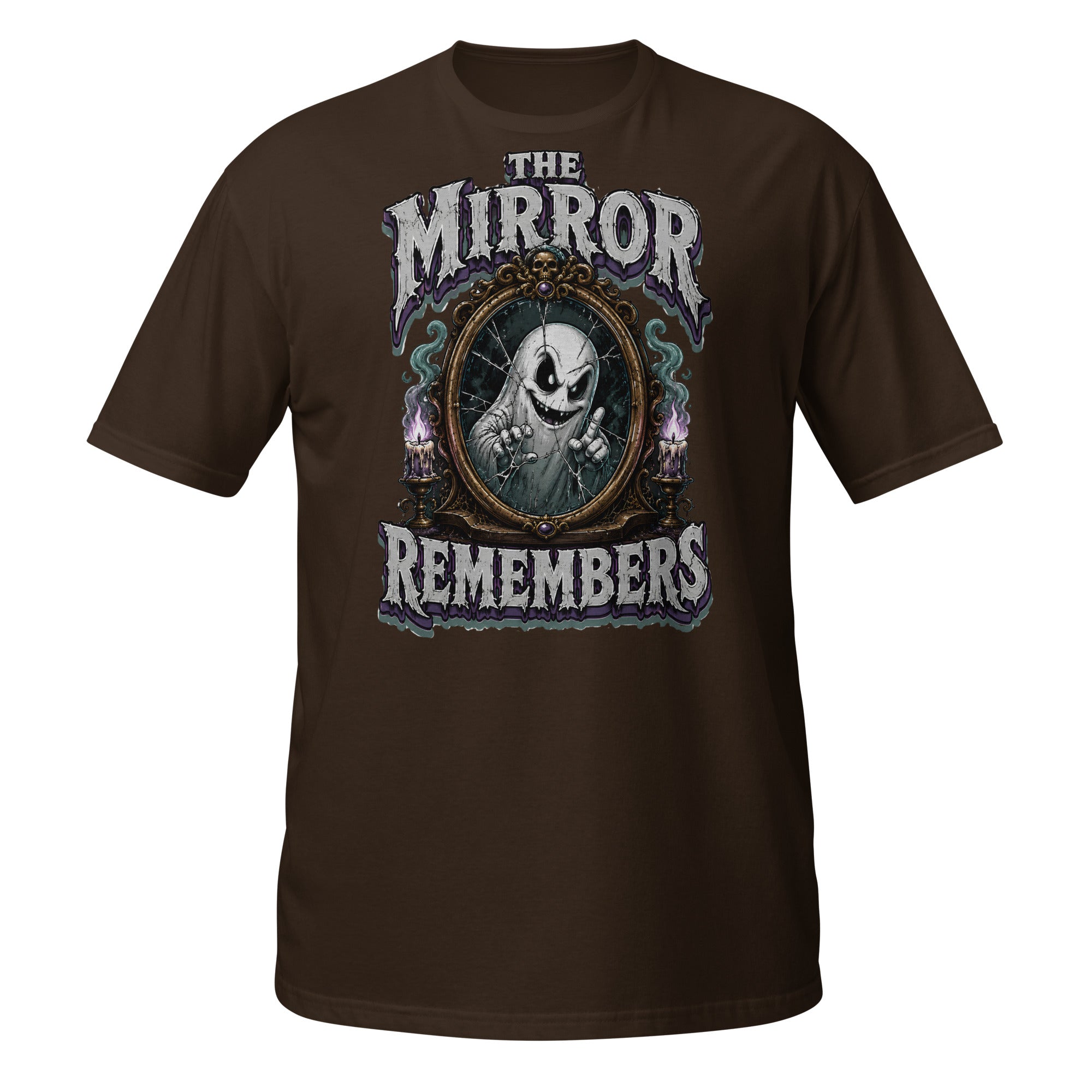 The Mirror Remembers T-Shirt - Gothic Horror & Mystery Tee by printfluence.net