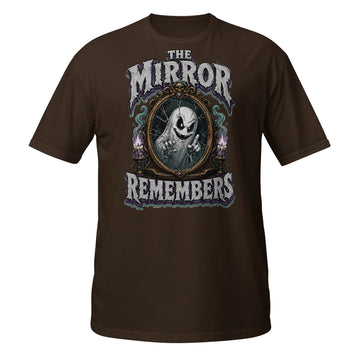The Mirror Remembers T-Shirt - Gothic Horror & Mystery Tee by printfluence.net