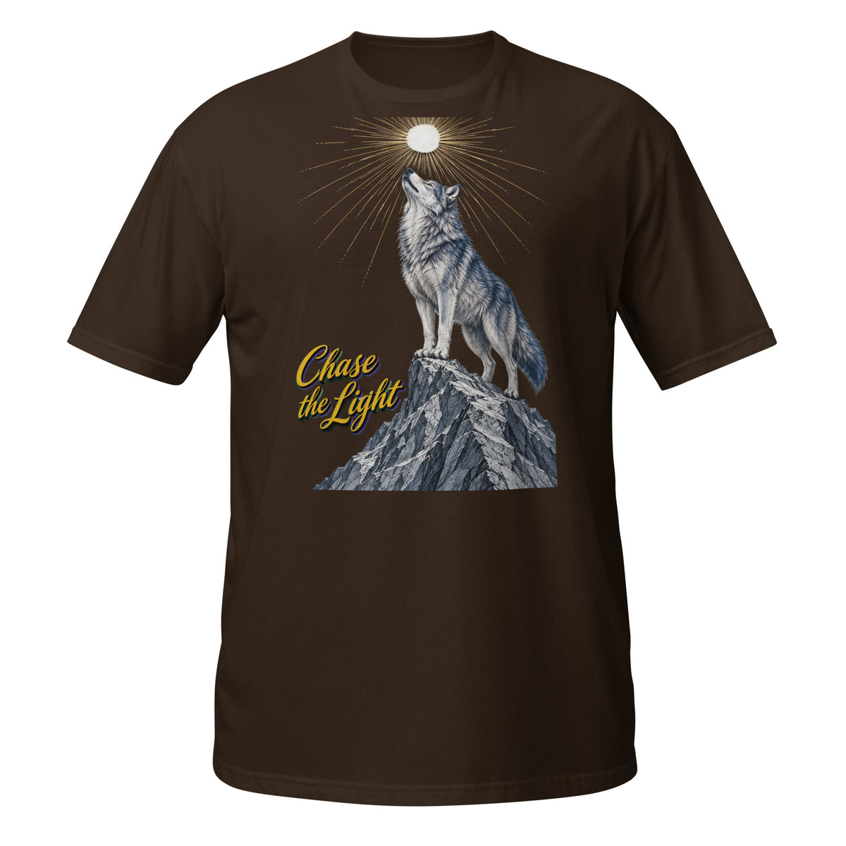 Inspirational Quotes Lovers | Unisex Basic Softstyle T-Shirt — Chase the Light by printfluence
