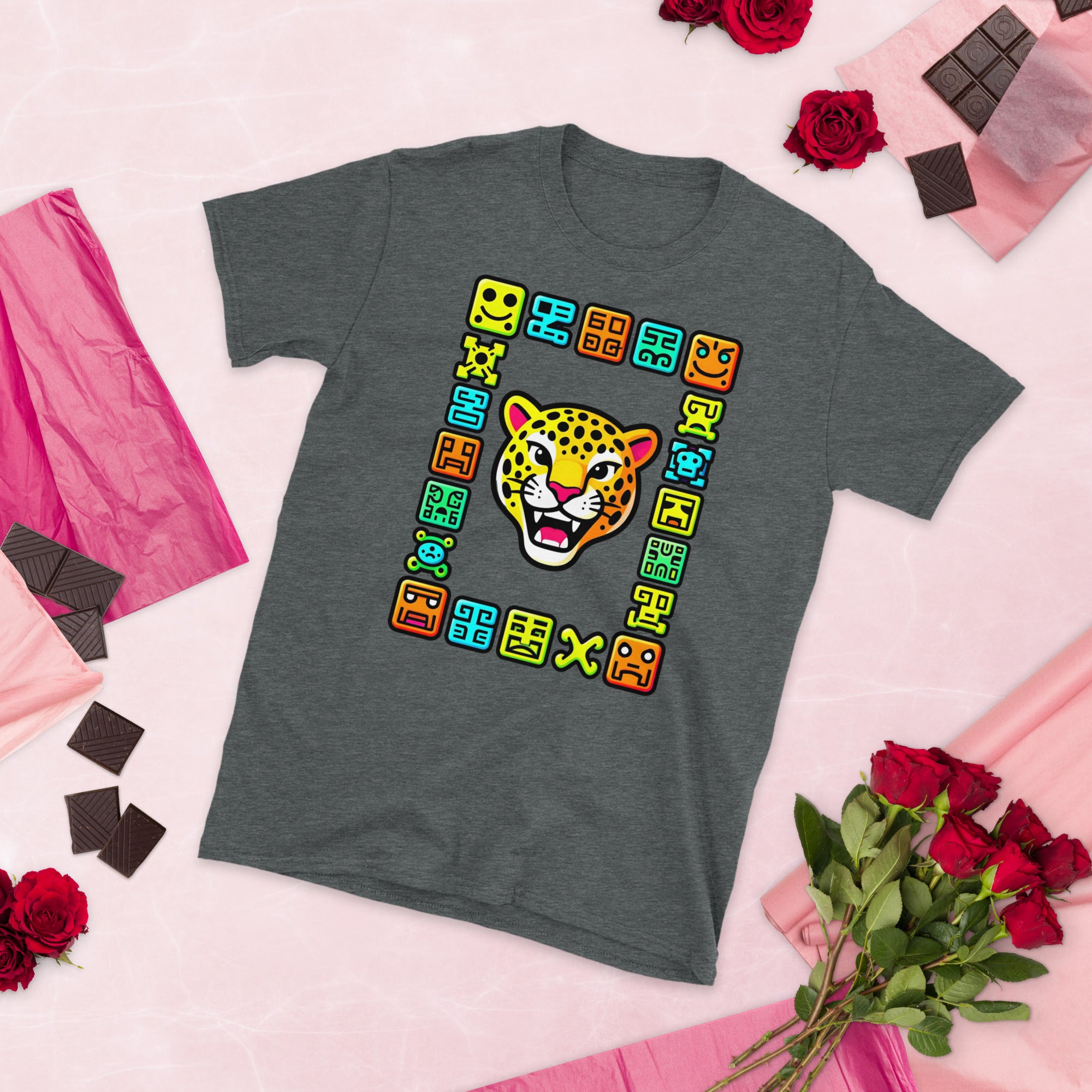 Short-Sleeve Unisex T-Shirt - Elite Maya Jaguar T-Shirt – Ancient Fury for Champions by printfluence.net