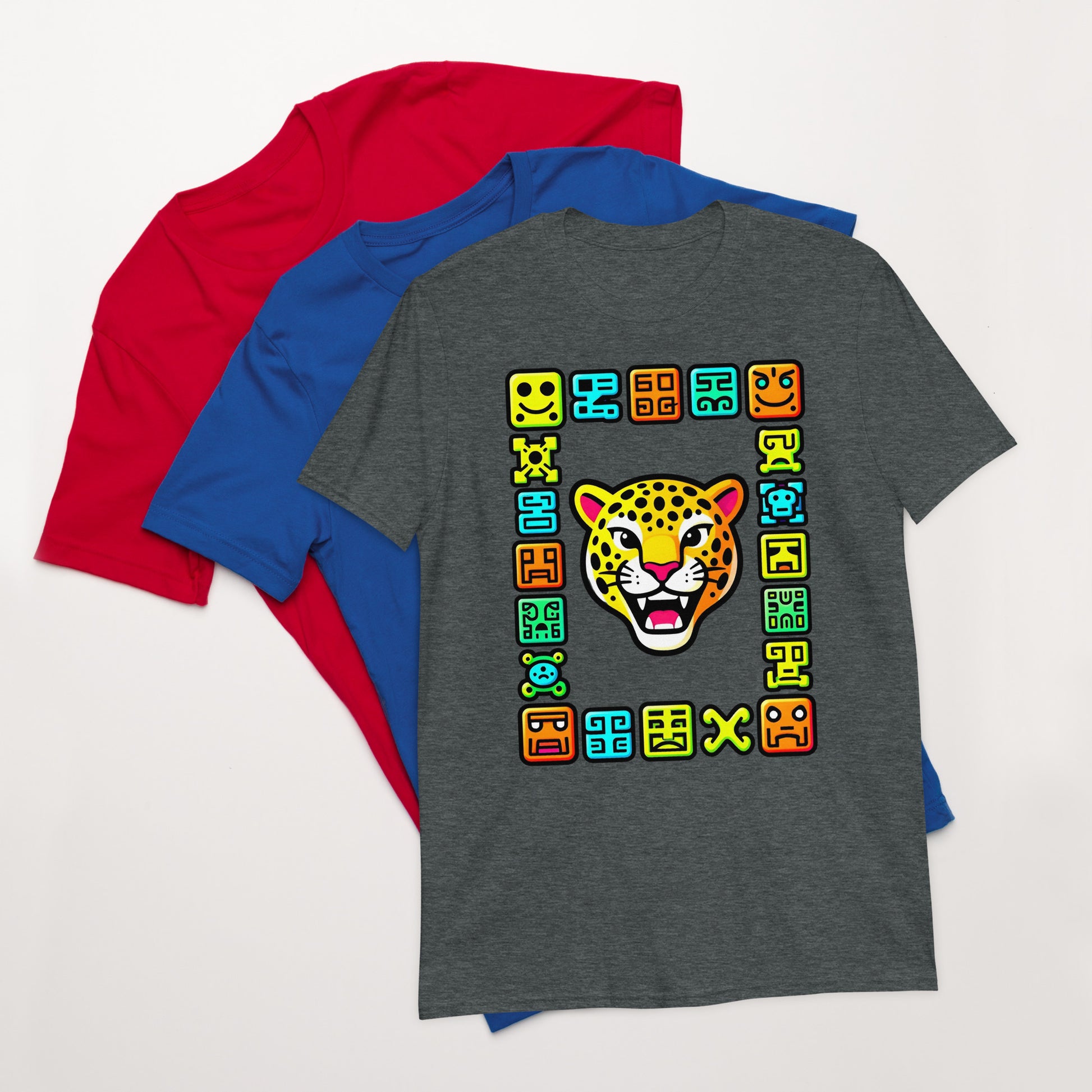 Short-Sleeve Unisex T-Shirt - Elite Maya Jaguar T-Shirt – Ancient Fury for Champions by printfluence.net