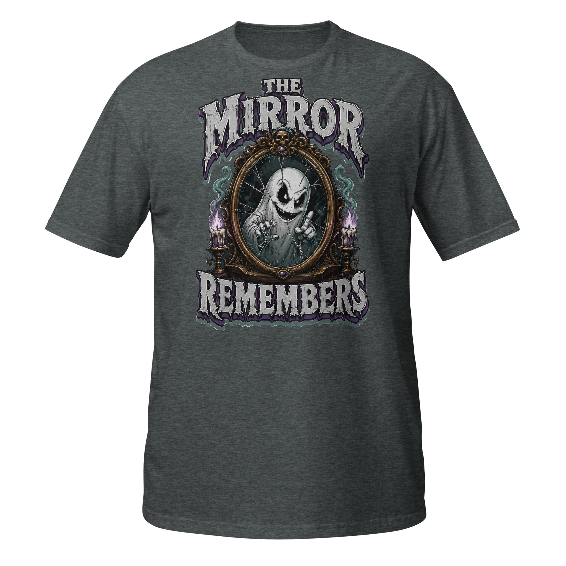 The Mirror Remembers T-Shirt - Gothic Horror & Mystery Tee by printfluence.net