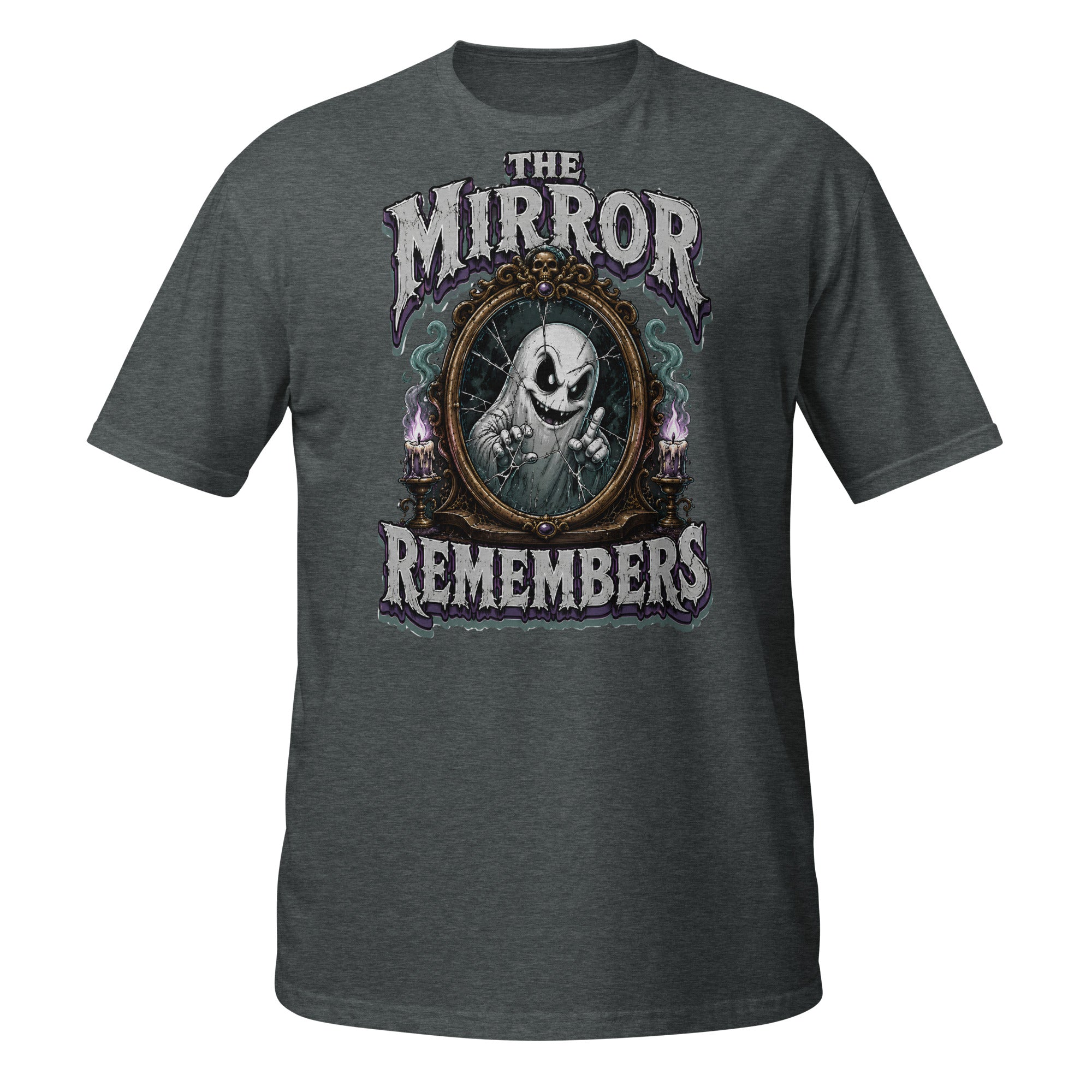 The Mirror Remembers T-Shirt - Gothic Horror & Mystery Tee by printfluence.net