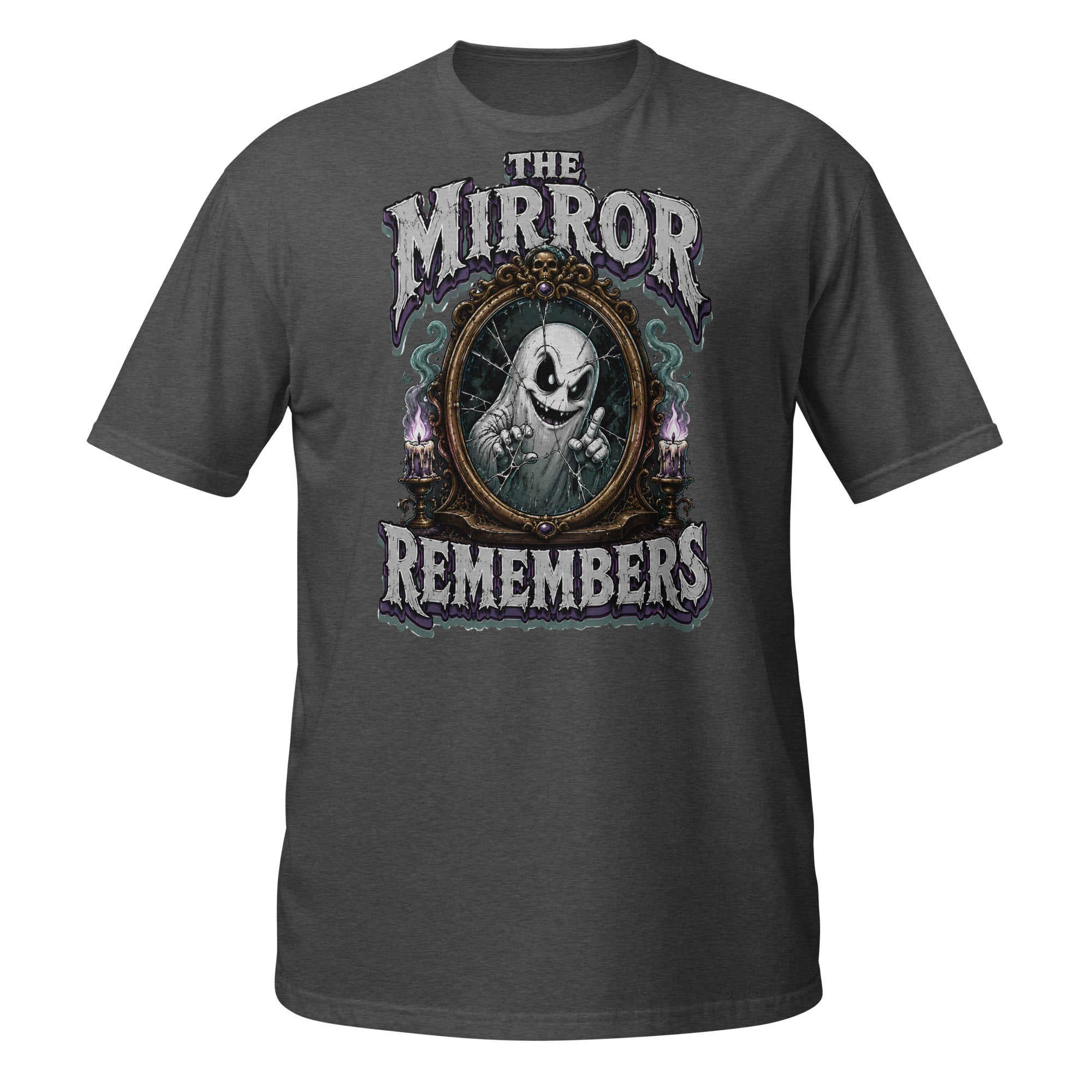 The Mirror Remembers T-Shirt - Gothic Horror & Mystery Tee by printfluence.net