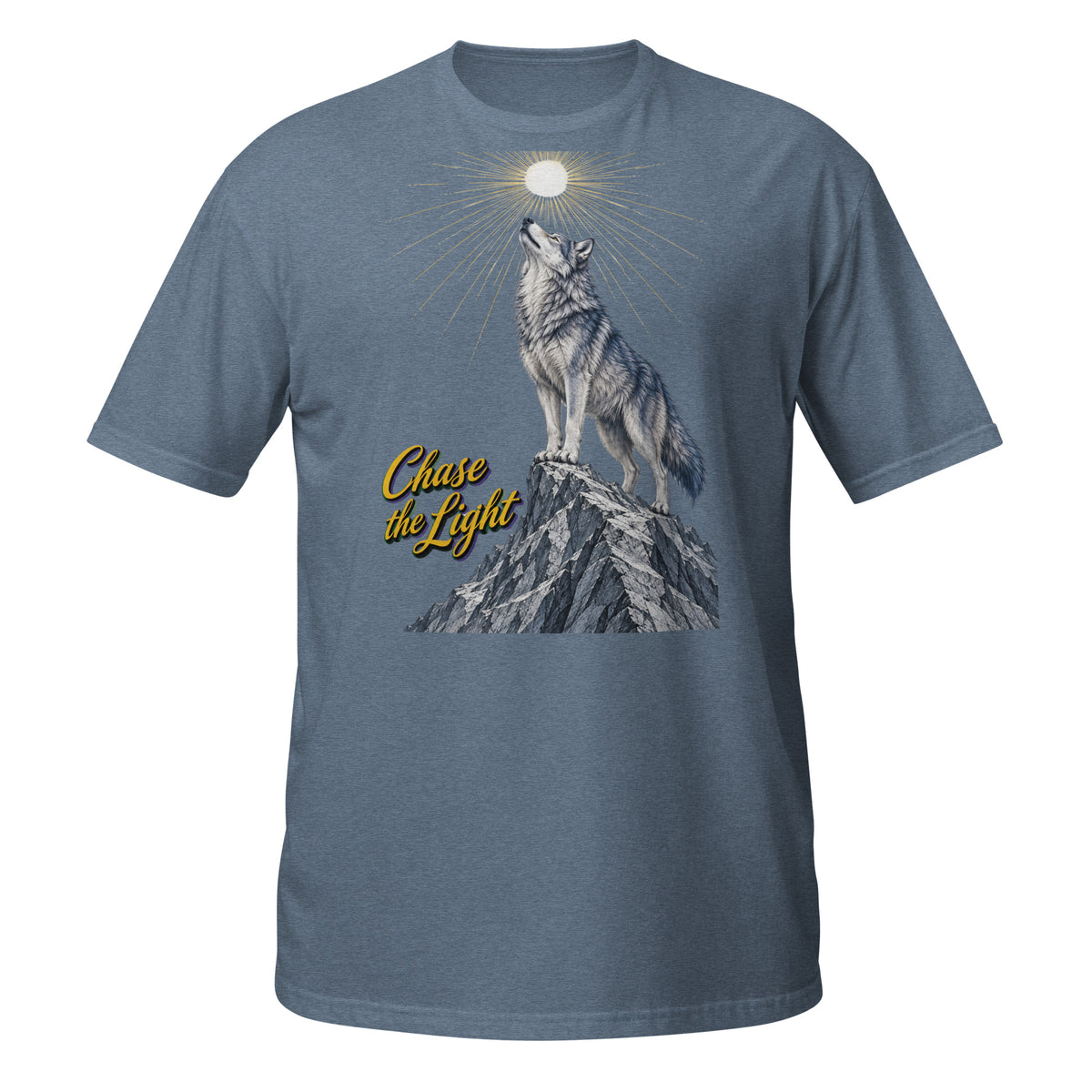 Inspirational Quotes Lovers | Unisex Basic Softstyle T-Shirt — Chase the Light by printfluence
