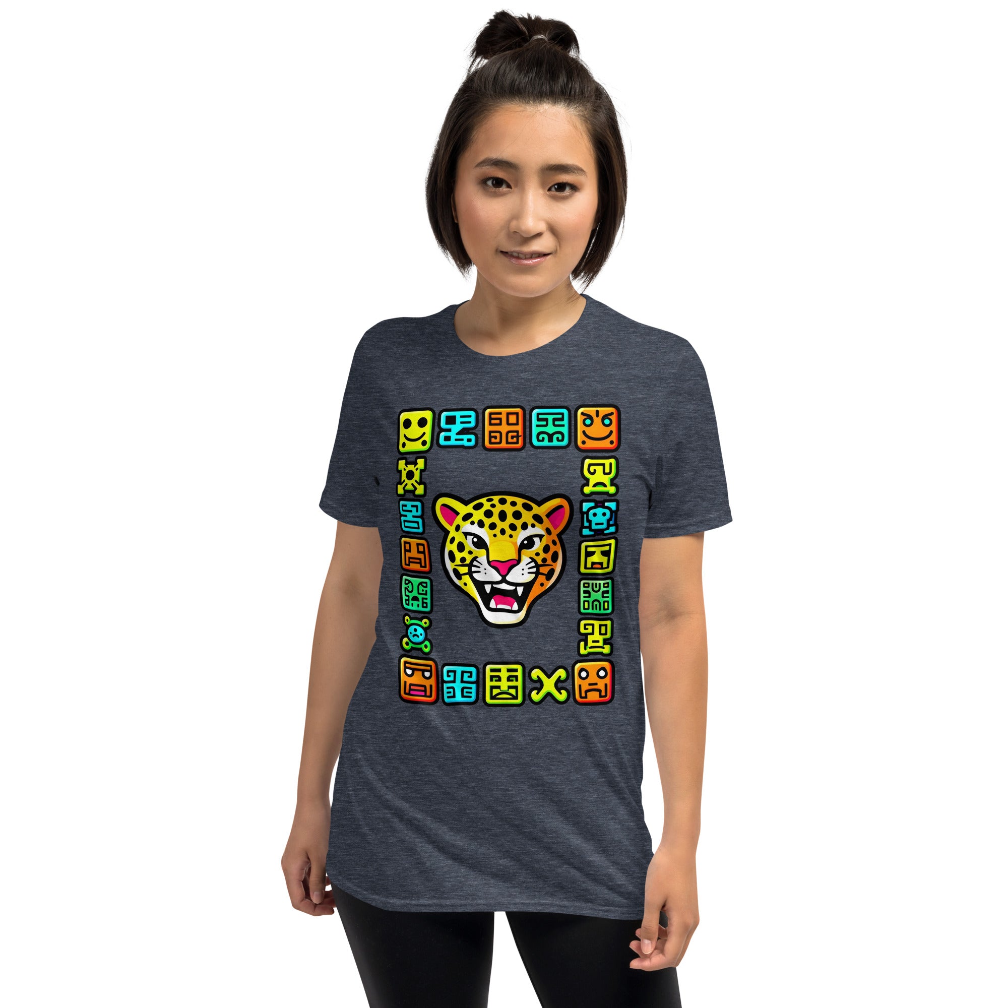 Short-Sleeve Unisex T-Shirt - Elite Maya Jaguar T-Shirt – Ancient Fury for Champions by printfluence.net