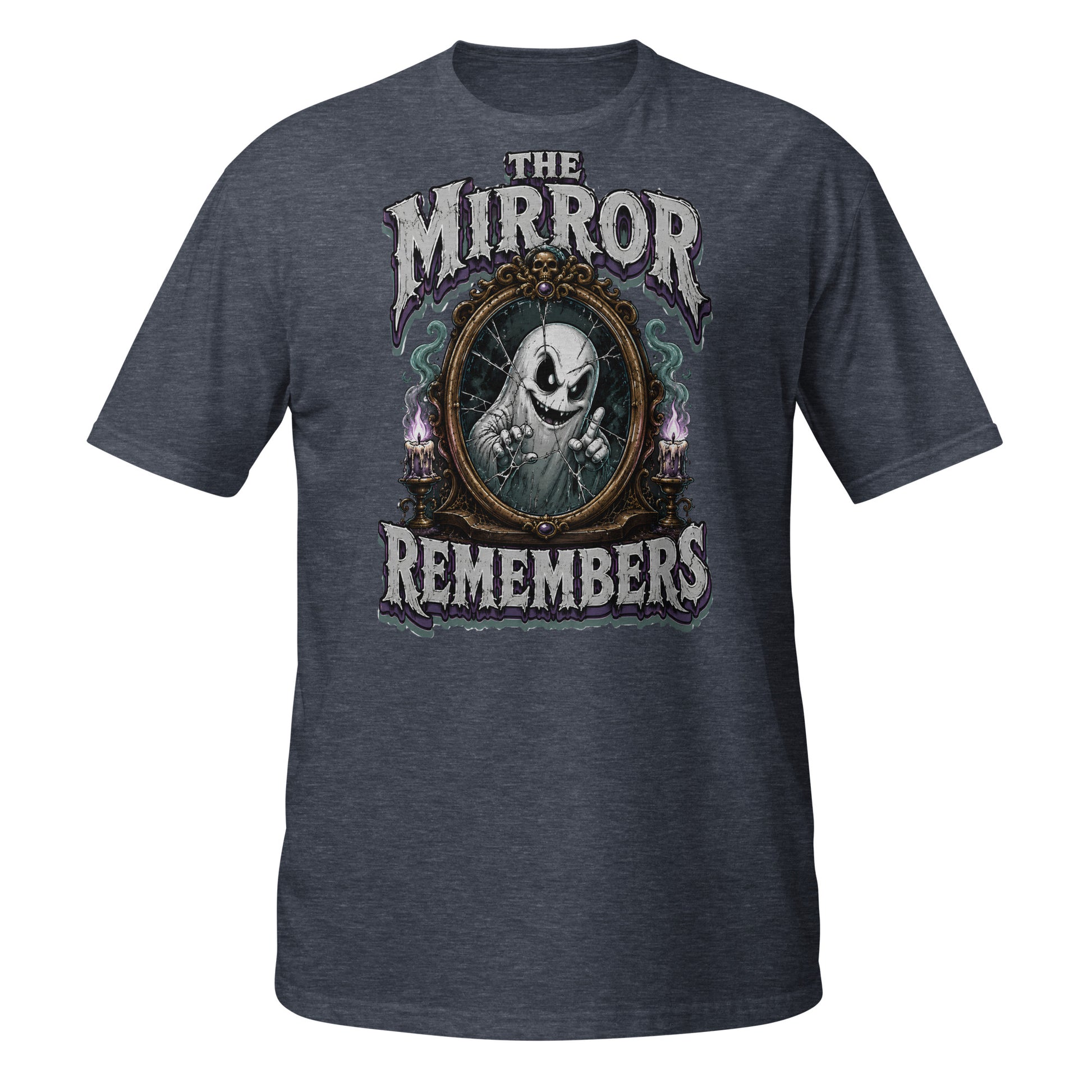 The Mirror Remembers T-Shirt - Gothic Horror & Mystery Tee by printfluence.net