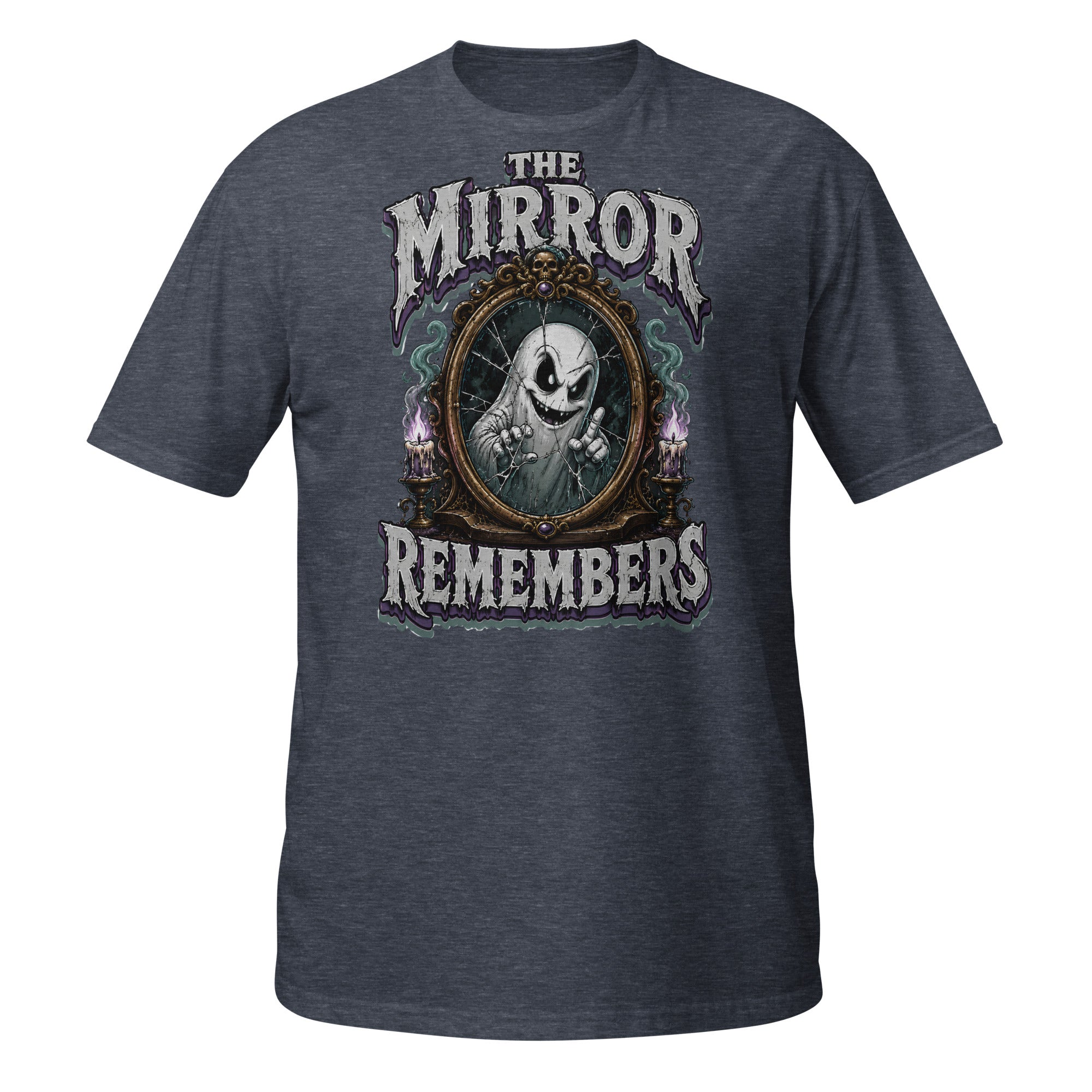 The Mirror Remembers T-Shirt - Gothic Horror & Mystery Tee by printfluence.net