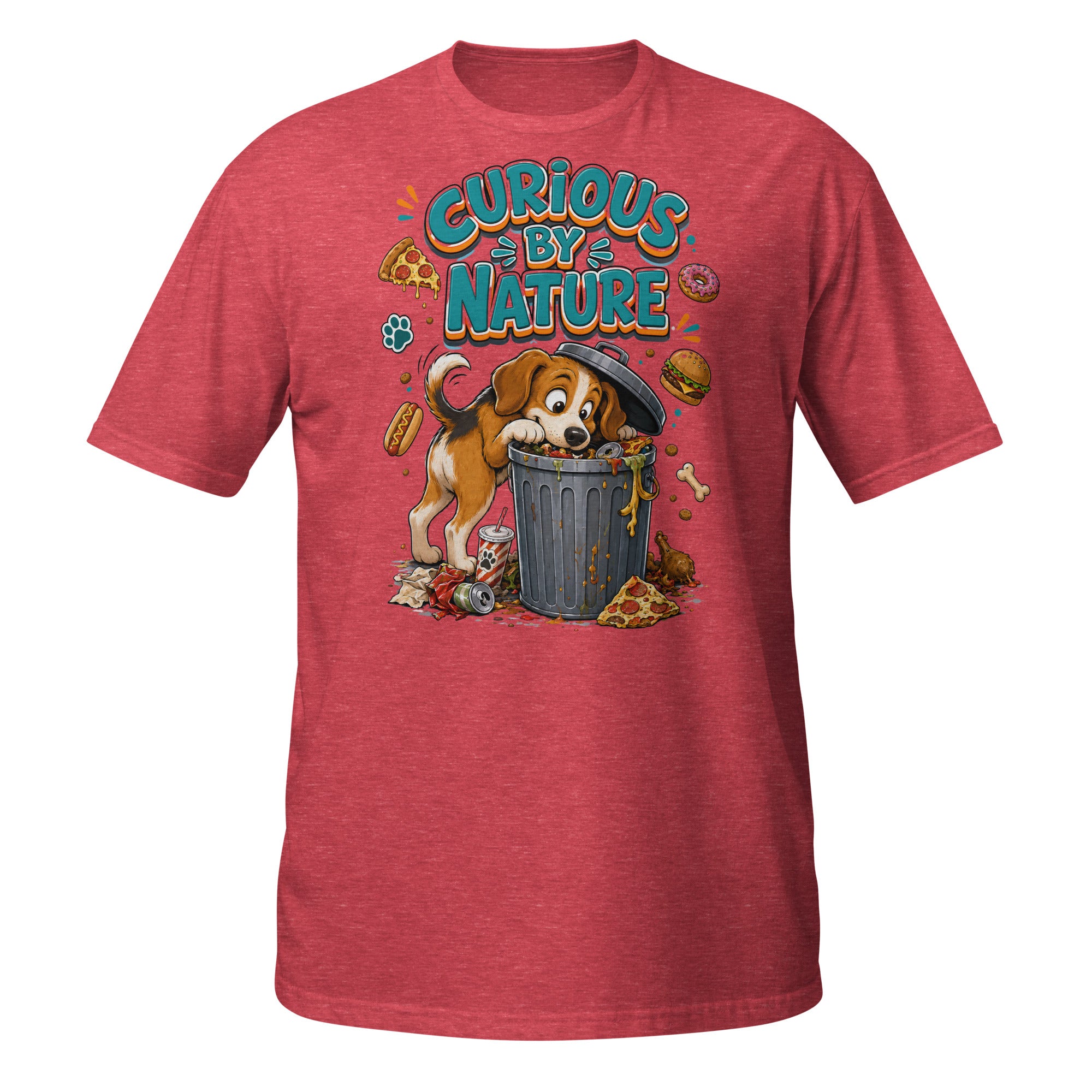 Elite Curious By Nature - Premium Luxury Beagle Dog Lovers T-Shirt by printfluence.net