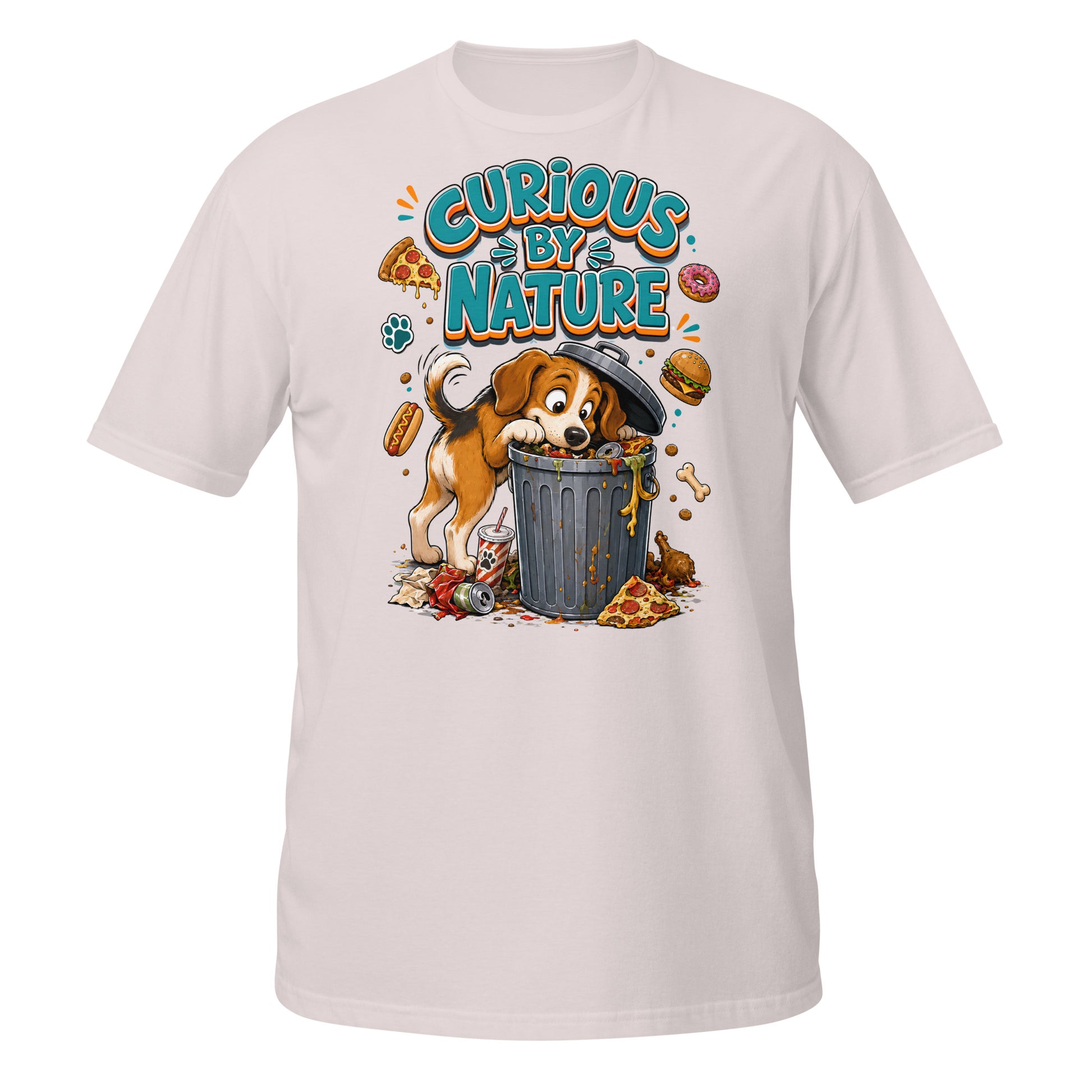 Elite Curious By Nature - Premium Luxury Beagle Dog Lovers T-Shirt by printfluence.net