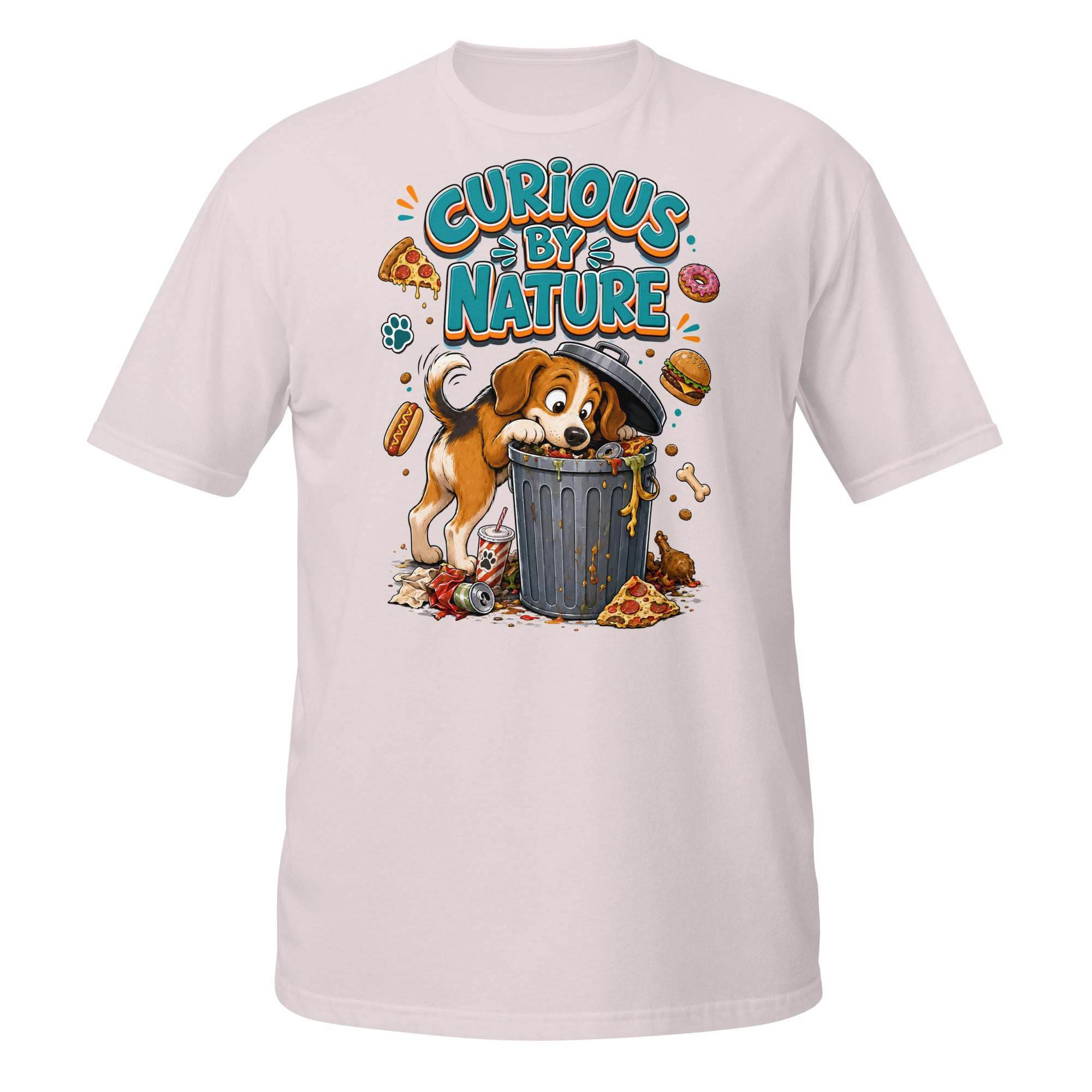 Elite Curious By Nature - Premium Luxury Beagle Dog Lovers T-Shirt by printfluence.net