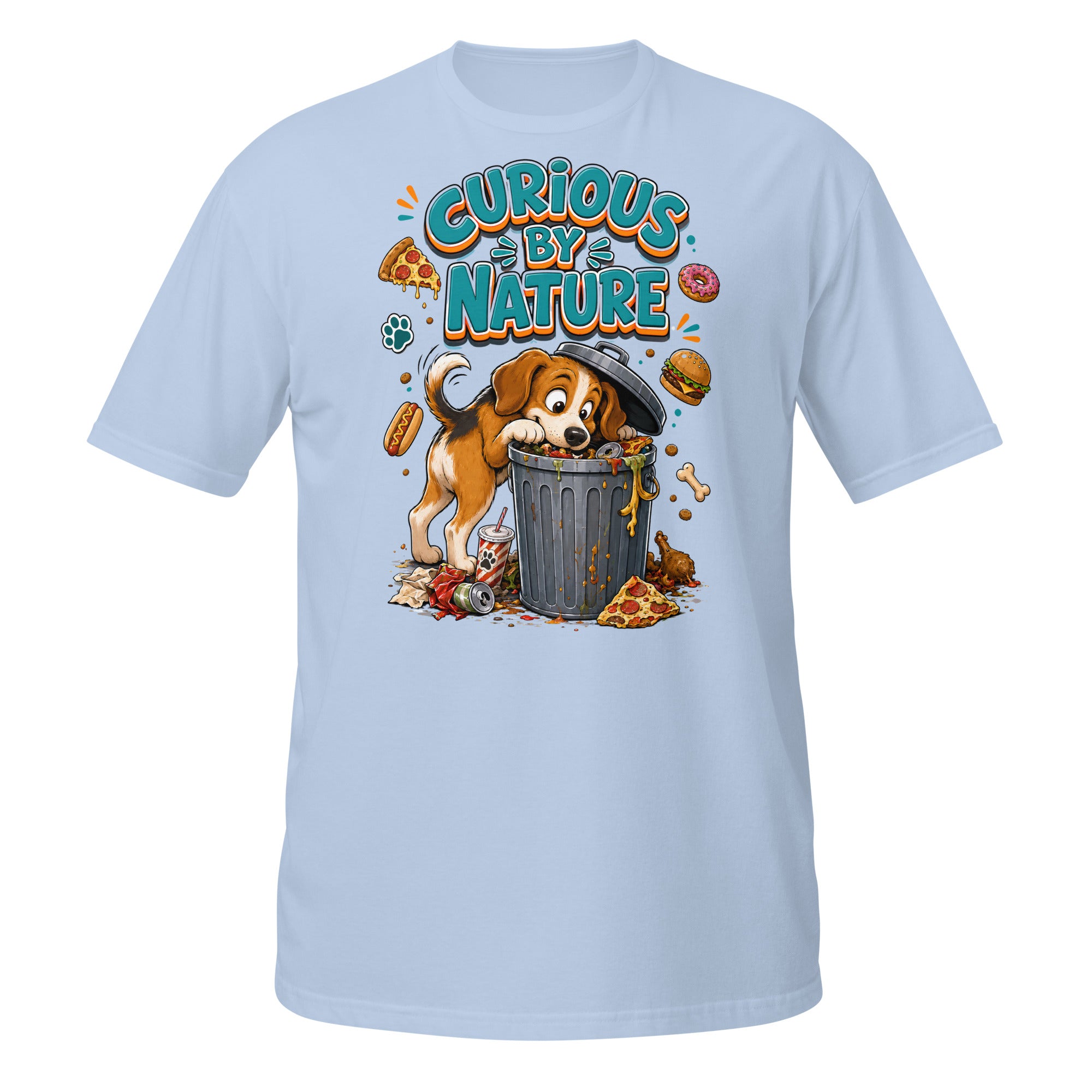 Elite Curious By Nature - Premium Luxury Beagle Dog Lovers T-Shirt by printfluence.net