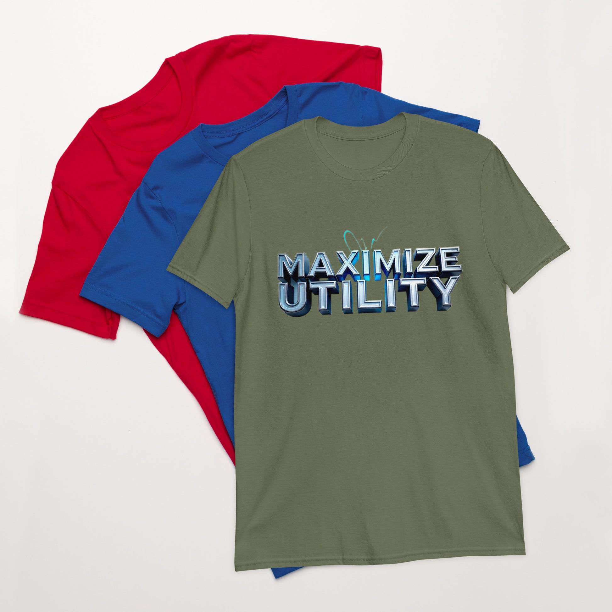 Short-Sleeve Unisex T-Shirt - Maximize Utility Unisex Tee – Smart Grind Short Sleeve by printfluence.net