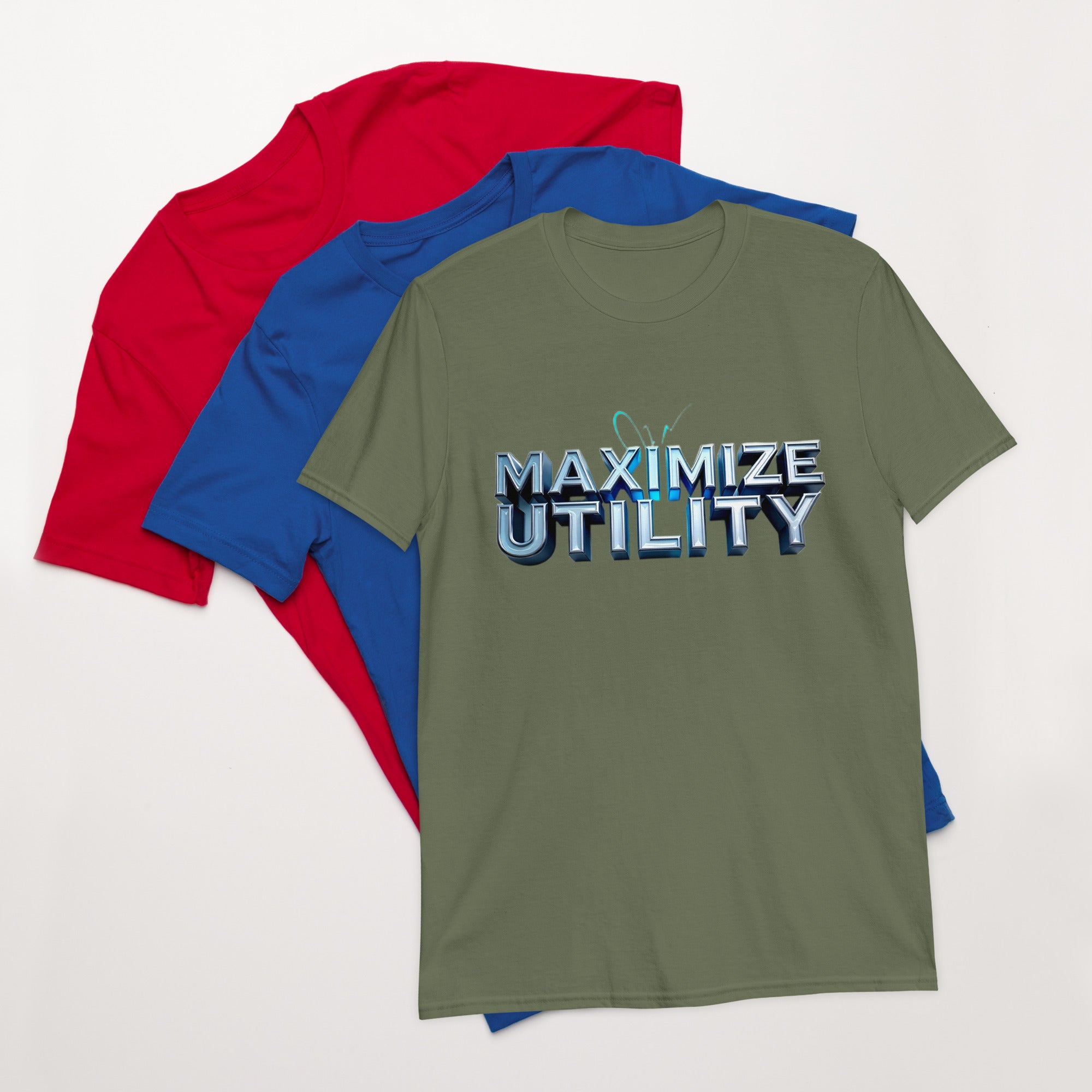 Short-Sleeve Unisex T-Shirt - Maximize Utility Unisex Tee – Smart Grind Short Sleeve by printfluence.net