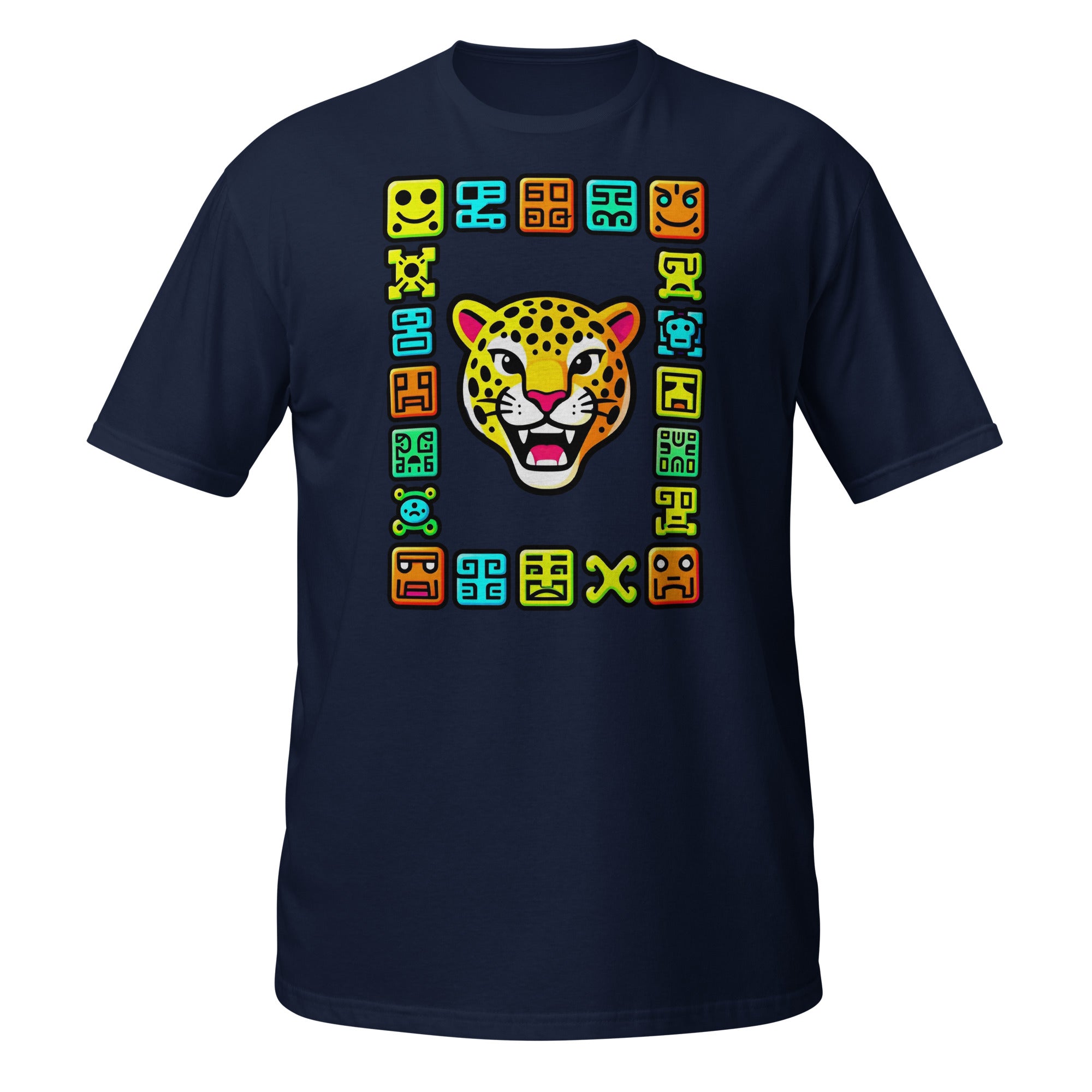 Short-Sleeve Unisex T-Shirt - Elite Maya Jaguar T-Shirt – Ancient Fury for Champions by printfluence.net
