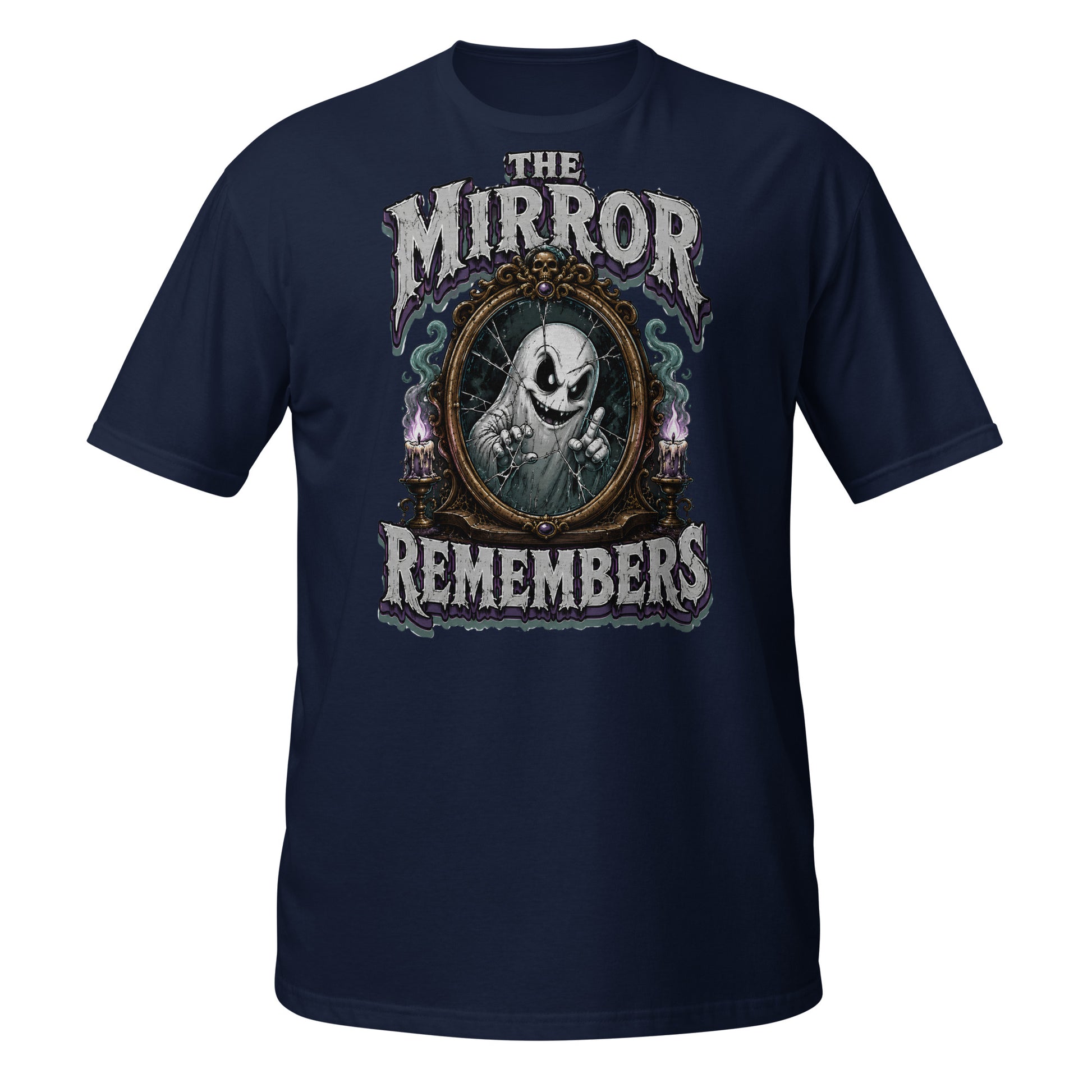 The Mirror Remembers T-Shirt - Gothic Horror & Mystery Tee by printfluence.net