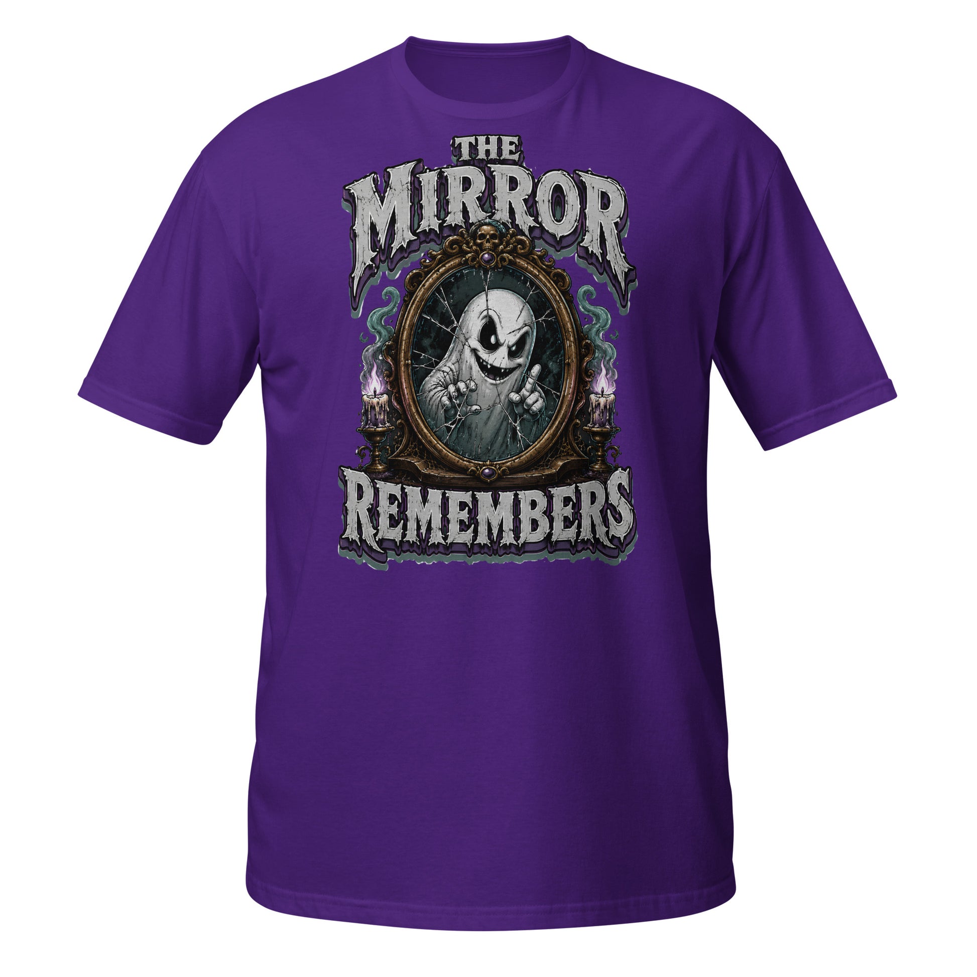 The Mirror Remembers T-Shirt - Gothic Horror & Mystery Tee by printfluence.net
