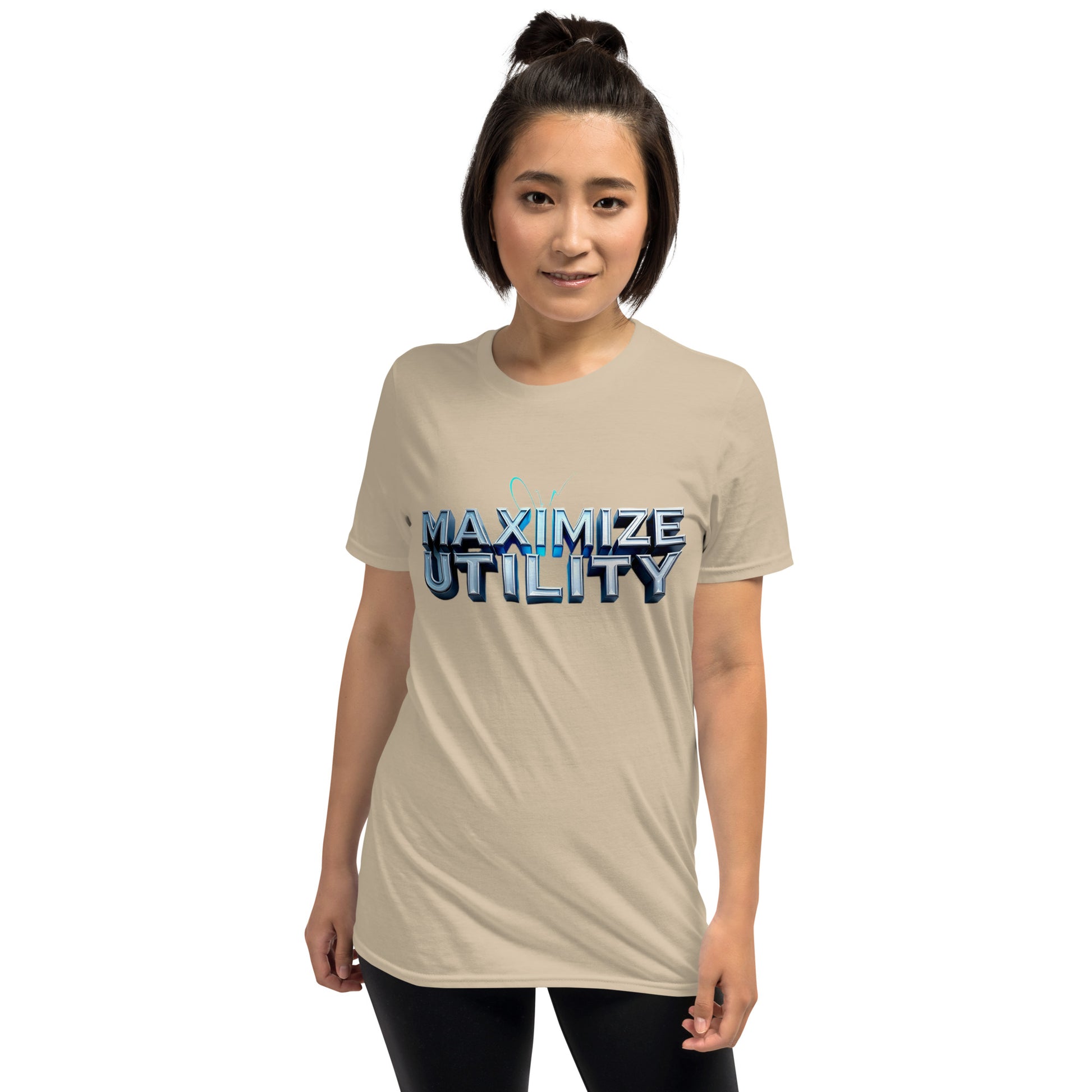 Short-Sleeve Unisex T-Shirt - Maximize Utility Unisex Tee – Smart Grind Short Sleeve by printfluence.net