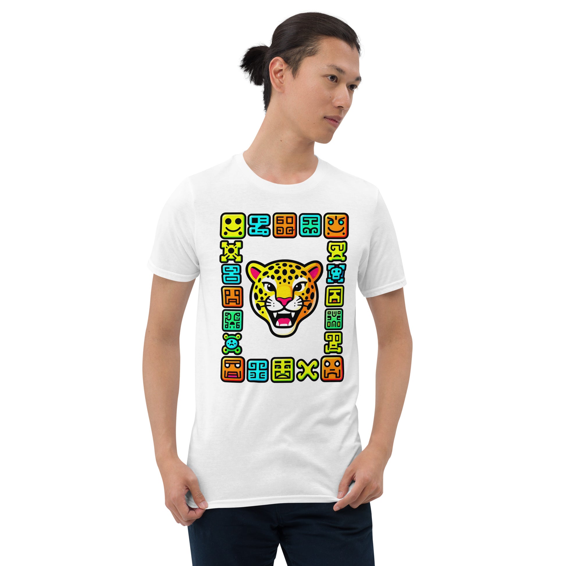 Short-Sleeve Unisex T-Shirt - Elite Maya Jaguar T-Shirt – Ancient Fury for Champions by printfluence.net