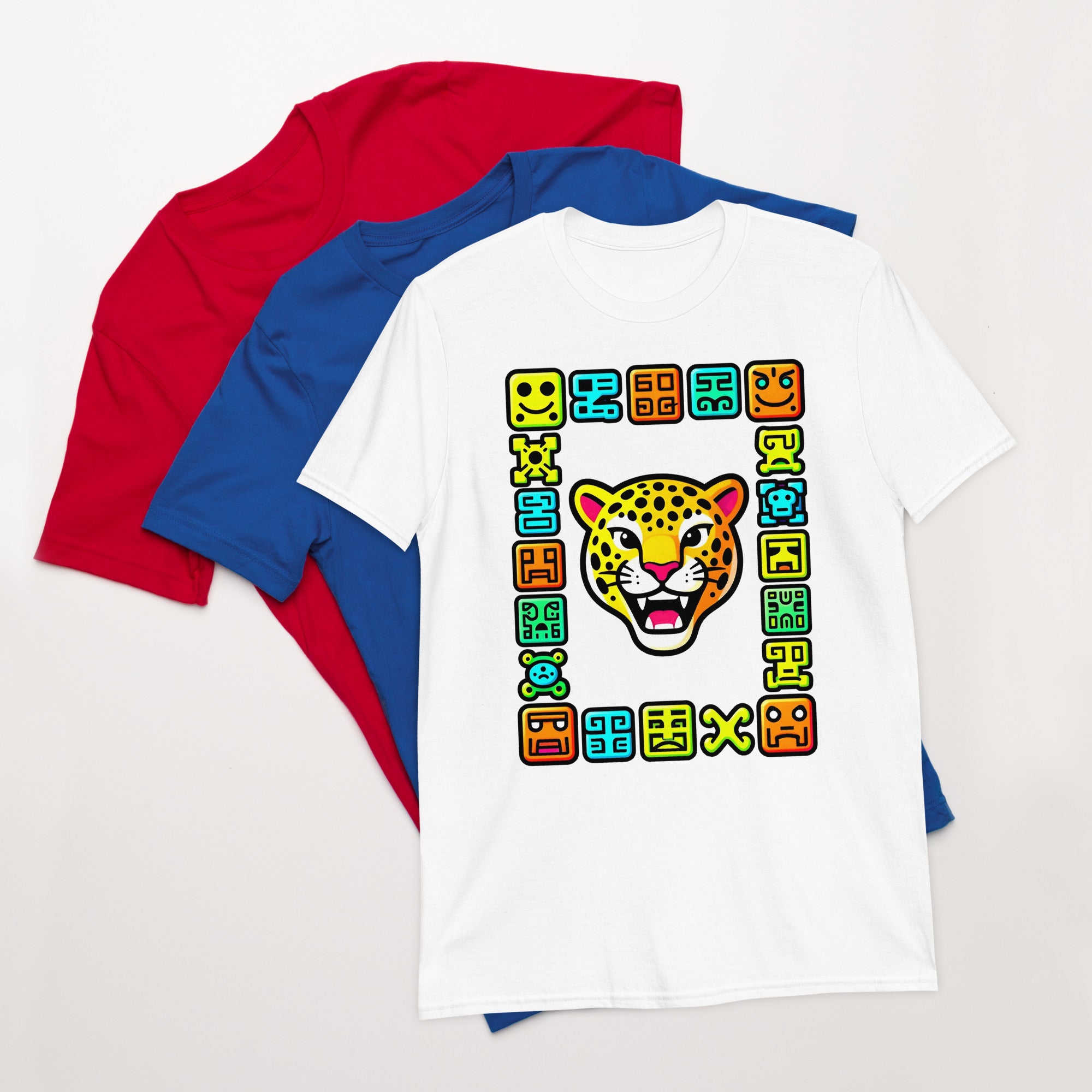 Short-Sleeve Unisex T-Shirt - Elite Maya Jaguar T-Shirt – Ancient Fury for Champions by printfluence.net