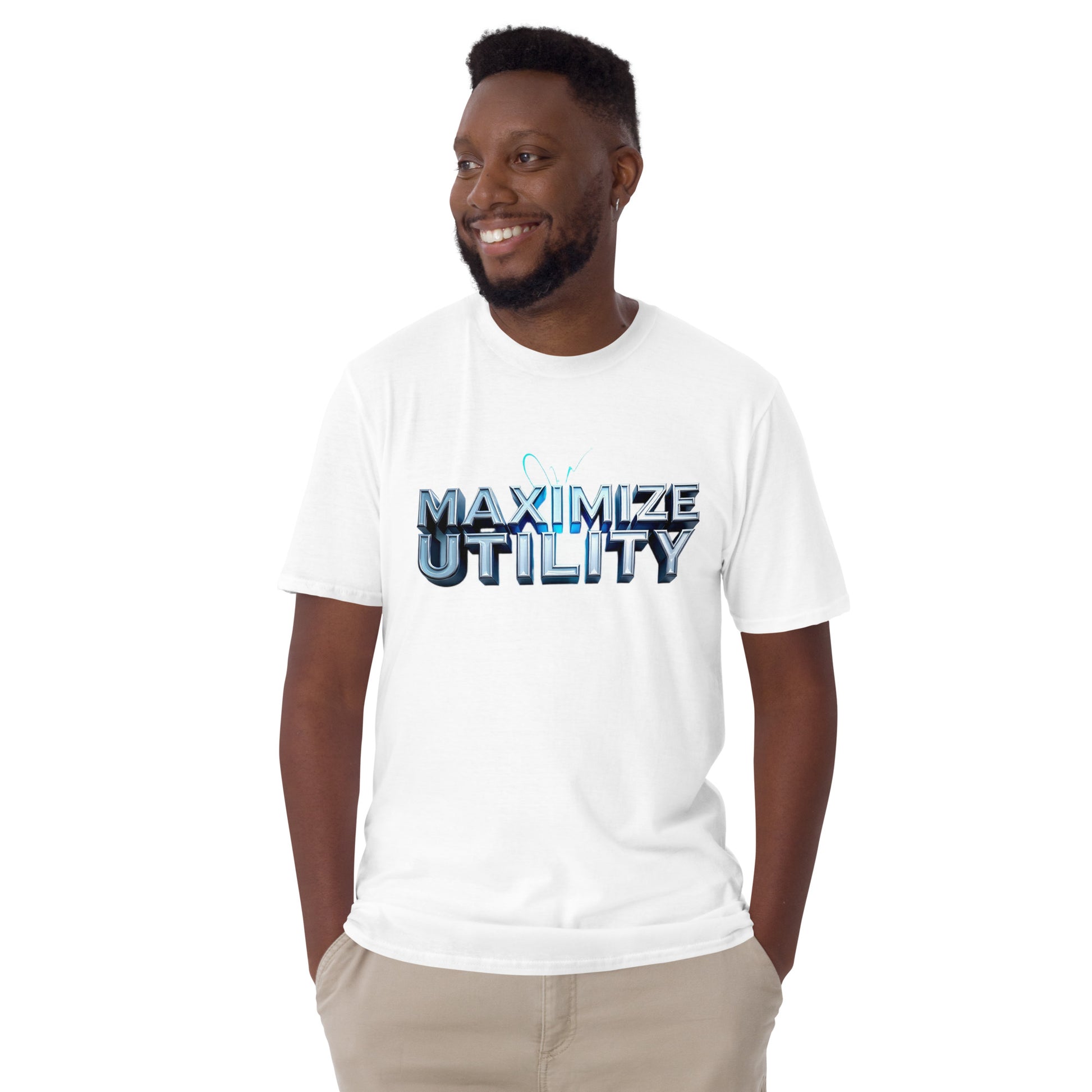 Short-Sleeve Unisex T-Shirt - Maximize Utility Unisex Tee – Smart Grind Short Sleeve by printfluence.net