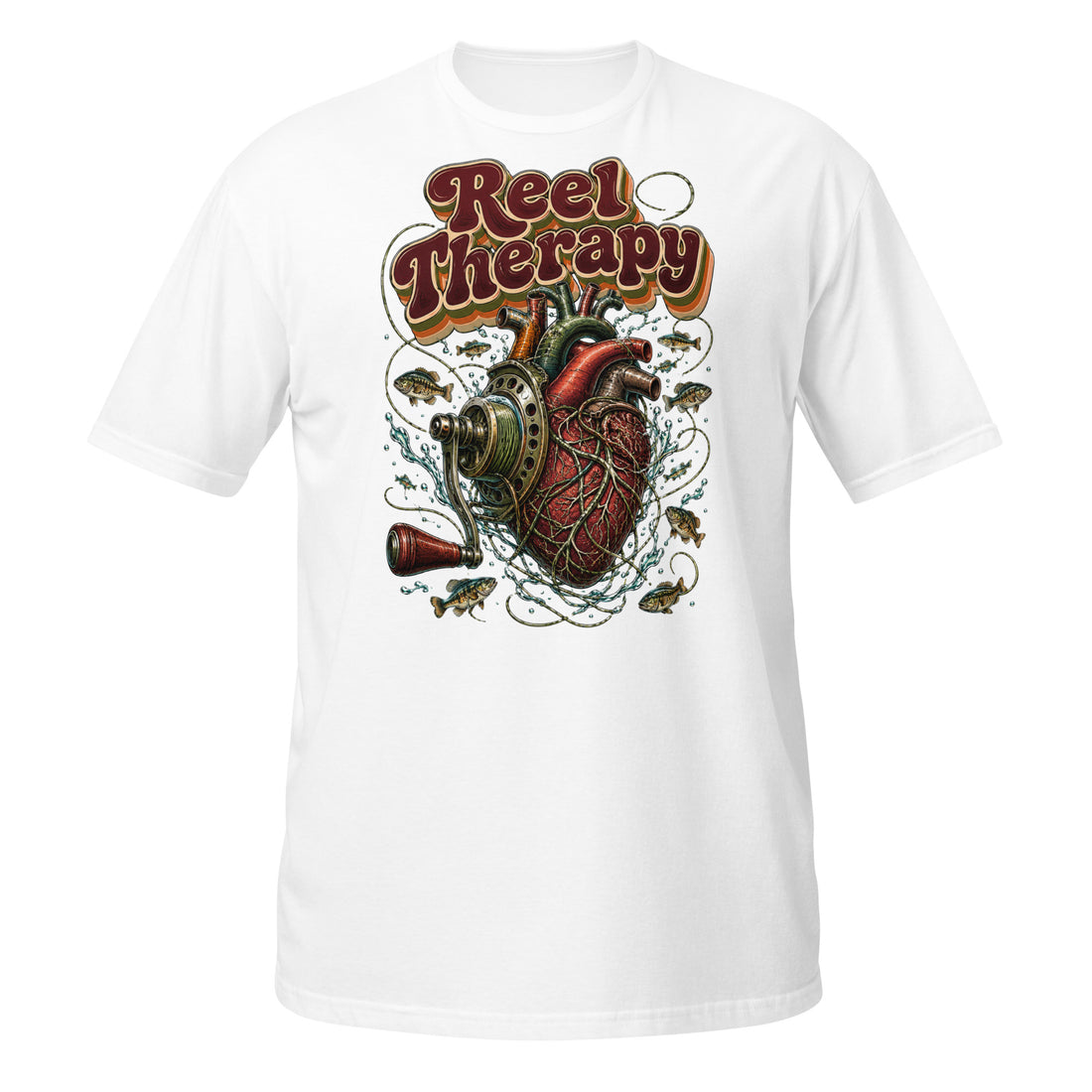 Fishing Lovers | Short-Sleeve Unisex T-Shirt — Reel Therapy by printfluence