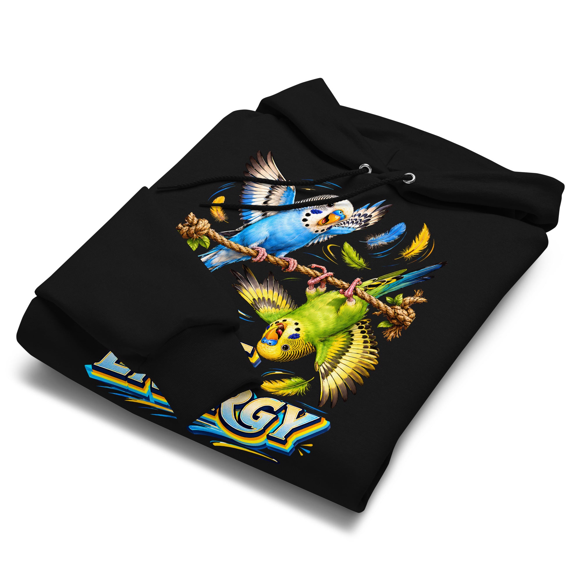 Budgie Lovers Pure Energy Champion Athletic Hoodie H-12 by printfluence.net