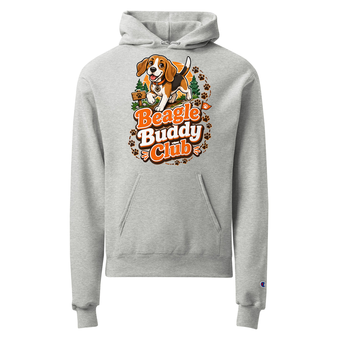 Elite Beagle Buddy Club - Premium Luxury Dog Lovers Unisex Champion Hoodie by printfluence.net