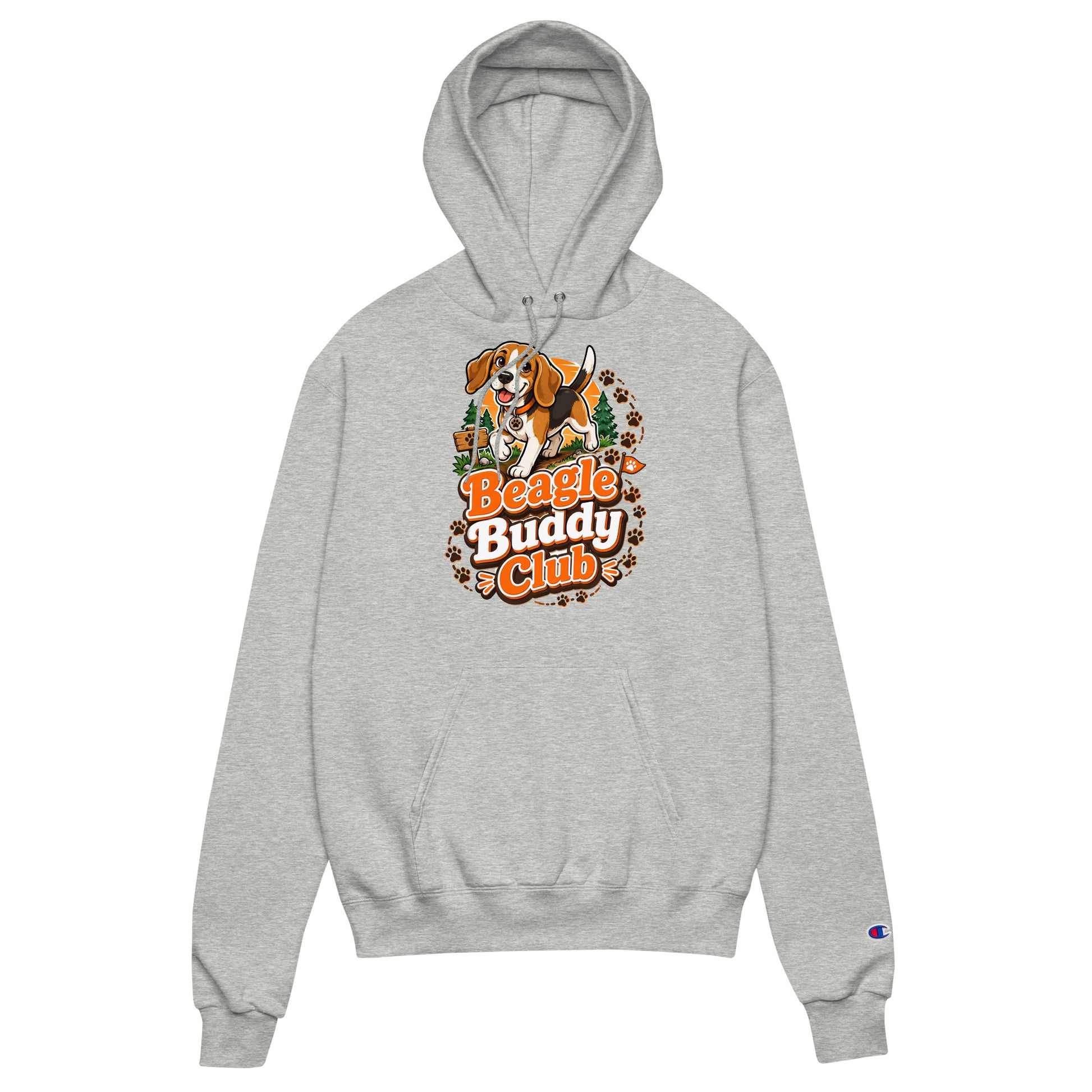 Elite Beagle Buddy Club - Premium Luxury Dog Lovers Unisex Champion Hoodie by printfluence.net