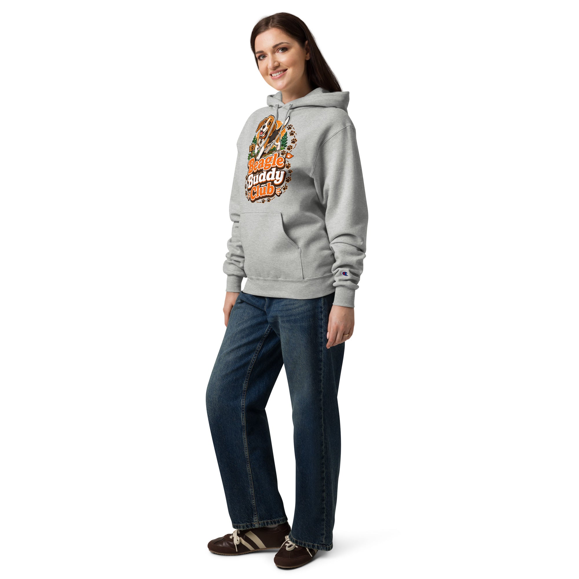 Elite Beagle Buddy Club - Premium Luxury Dog Lovers Unisex Champion Hoodie by printfluence.net