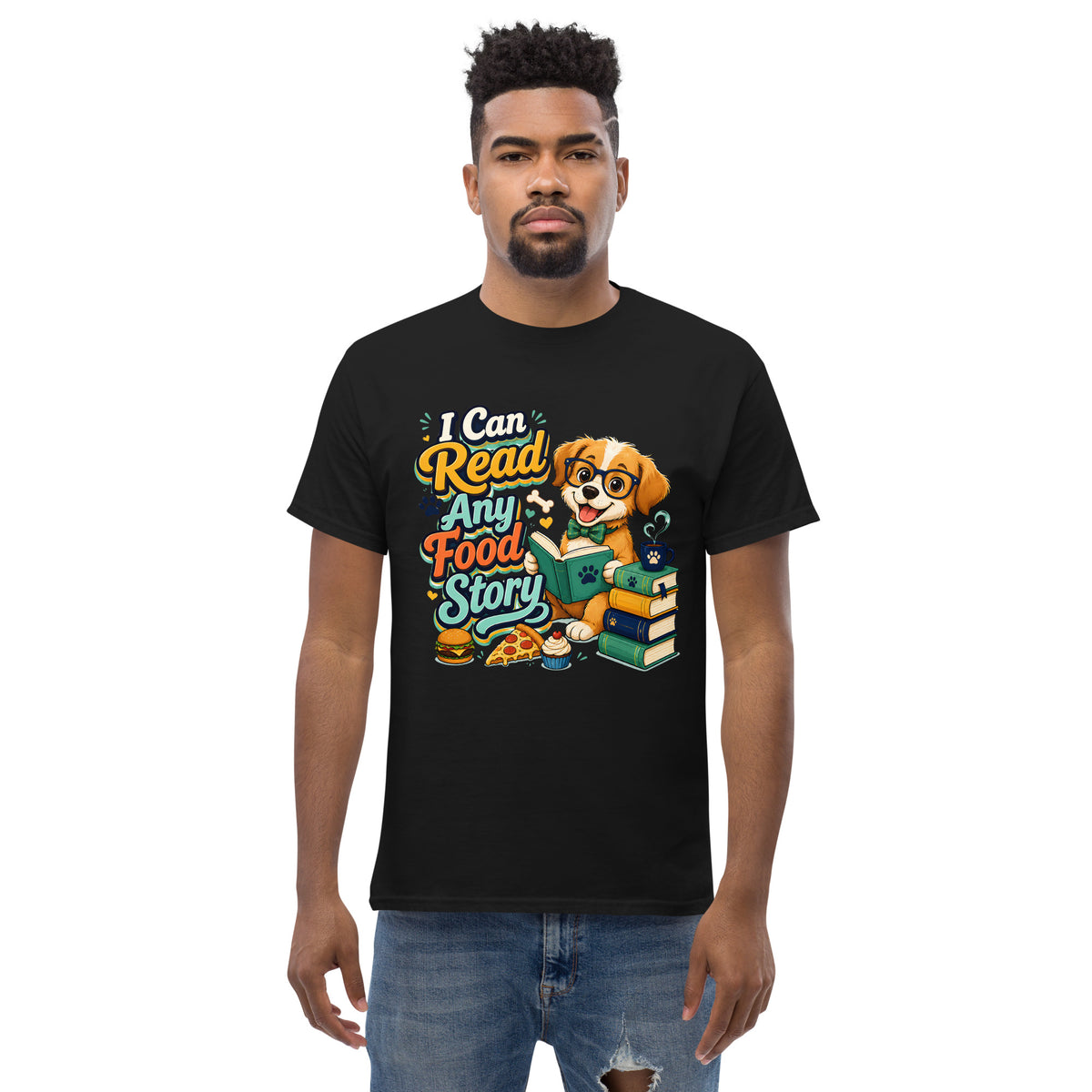 Cavalier King Charles Food Story Classic Tee by printfluence.net