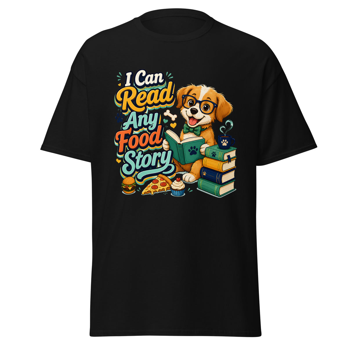 Cavalier King Charles Food Story Classic Tee by printfluence.net