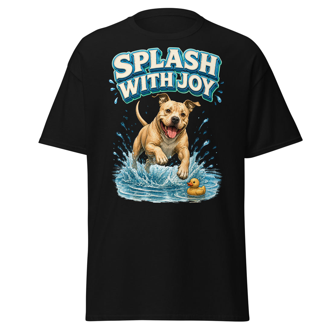 Pitbull Lovers Unisex Classic Tee - Splash With Joy by printfluence.net