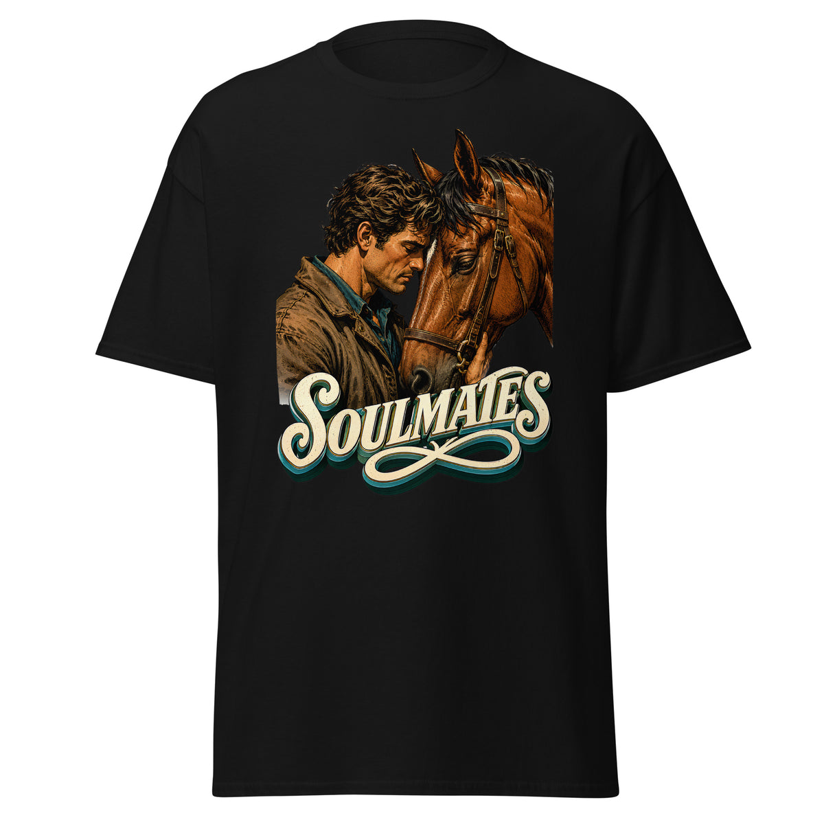 Soulmates Horse Classic Unisex Tee - Horse Lovers Edition by printfluence.net