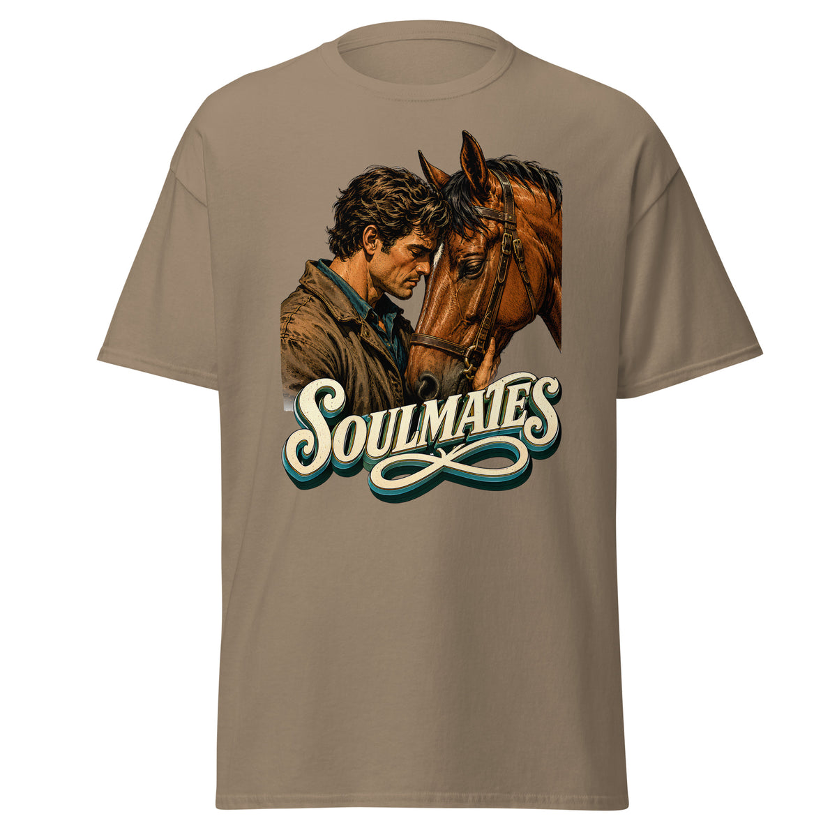 Soulmates Horse Classic Unisex Tee - Horse Lovers Edition by printfluence.net