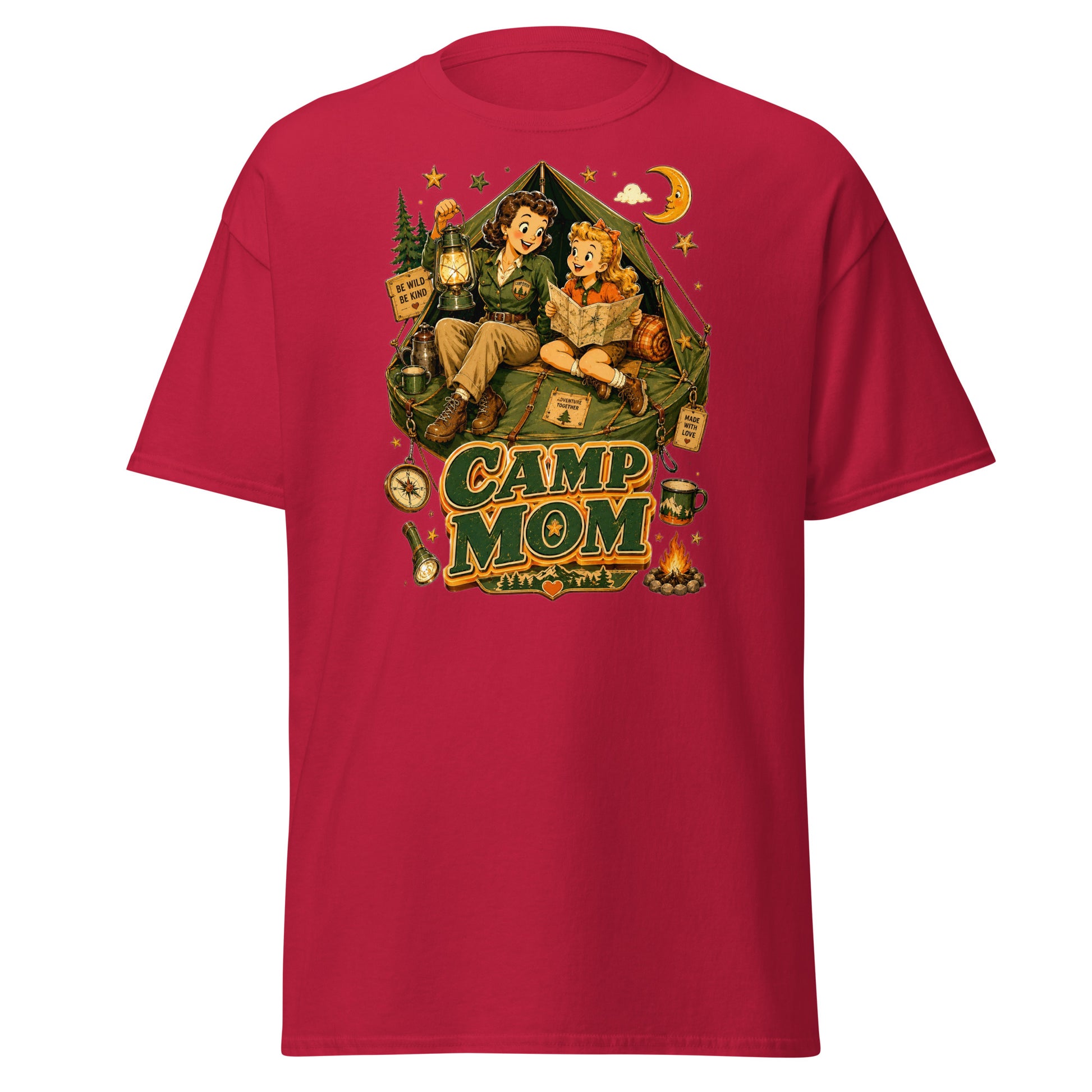 Unisex classic tee - Elite Camp Mom Adventure - Premium Vintage Luxury Retro Outdoor Design by printfluence.net