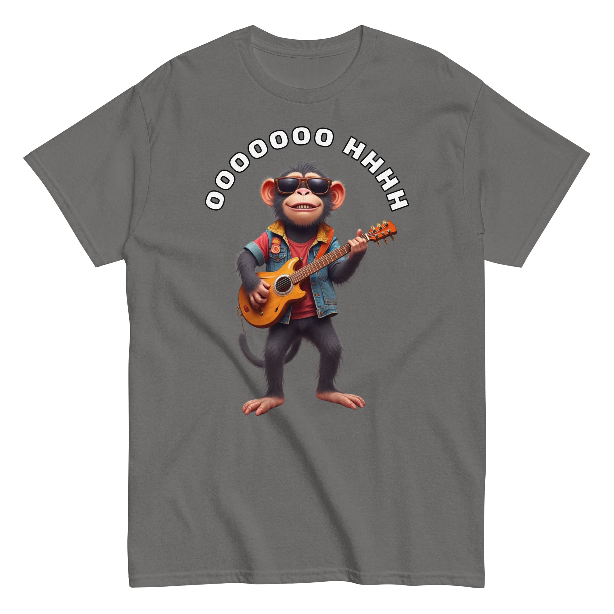 Unisex classic tee - Rockstar Monkey Classic Tee – For Elite Performers & Champions by printfluence.net