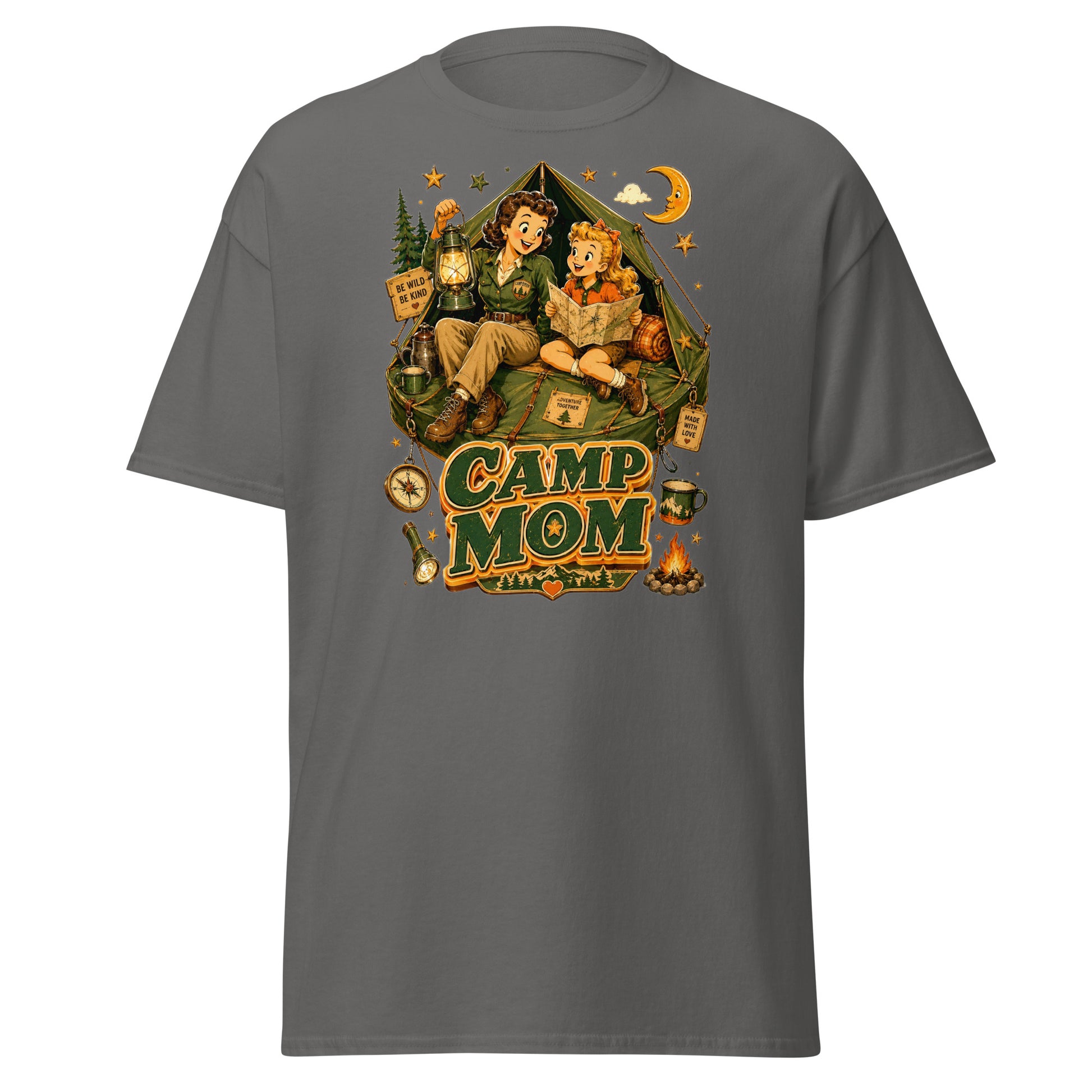 Unisex classic tee - Elite Camp Mom Adventure - Premium Vintage Luxury Retro Outdoor Design by printfluence.net