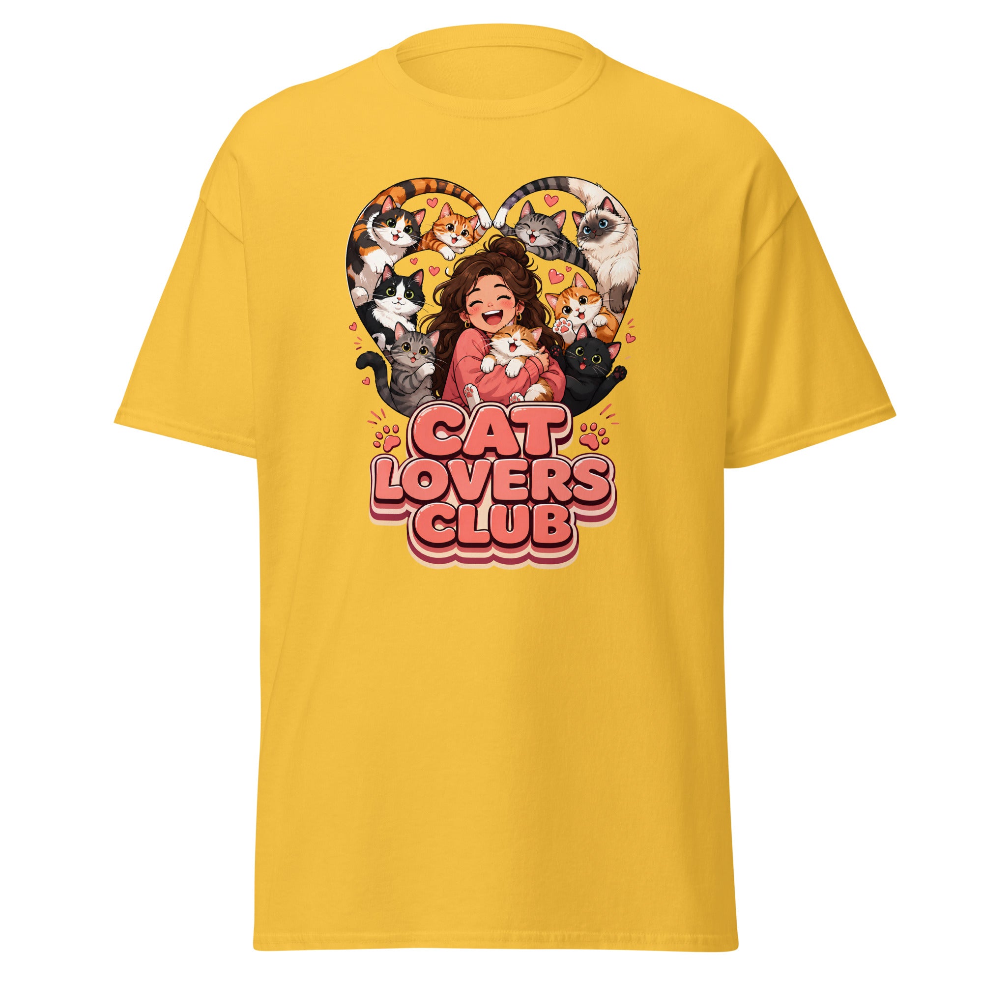 Unisex classic tee - Elite Cat Lovers Club - Premium Luxury Retro Feline Passion Design by printfluence.net