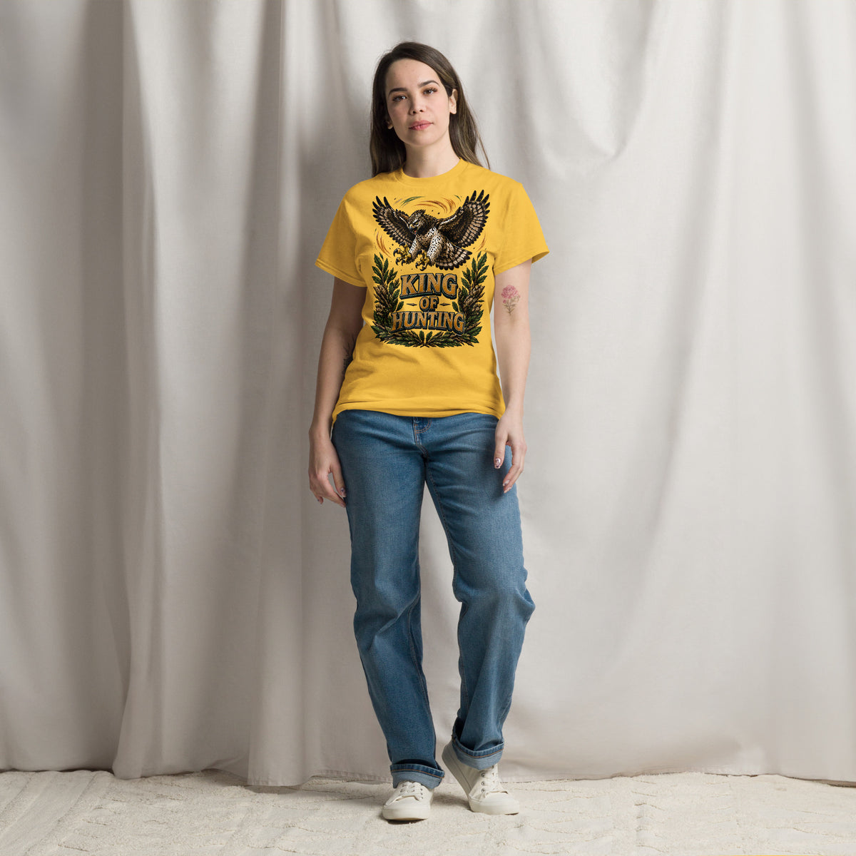 King Of Hunting Eagle Lovers Unisex Classic Tee by printfluence.net