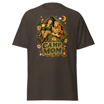 Unisex classic tee - Elite Camp Mom Adventure - Premium Vintage Luxury Retro Outdoor Design by printfluence.net