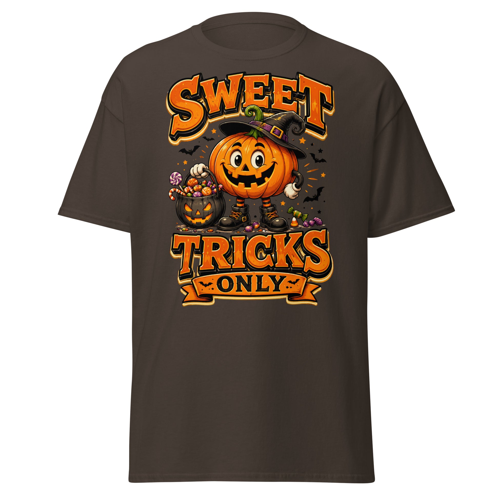 Vintage Halloween Pumpkin Horror & Mystery Unisex Classic Tee by printfluence.net