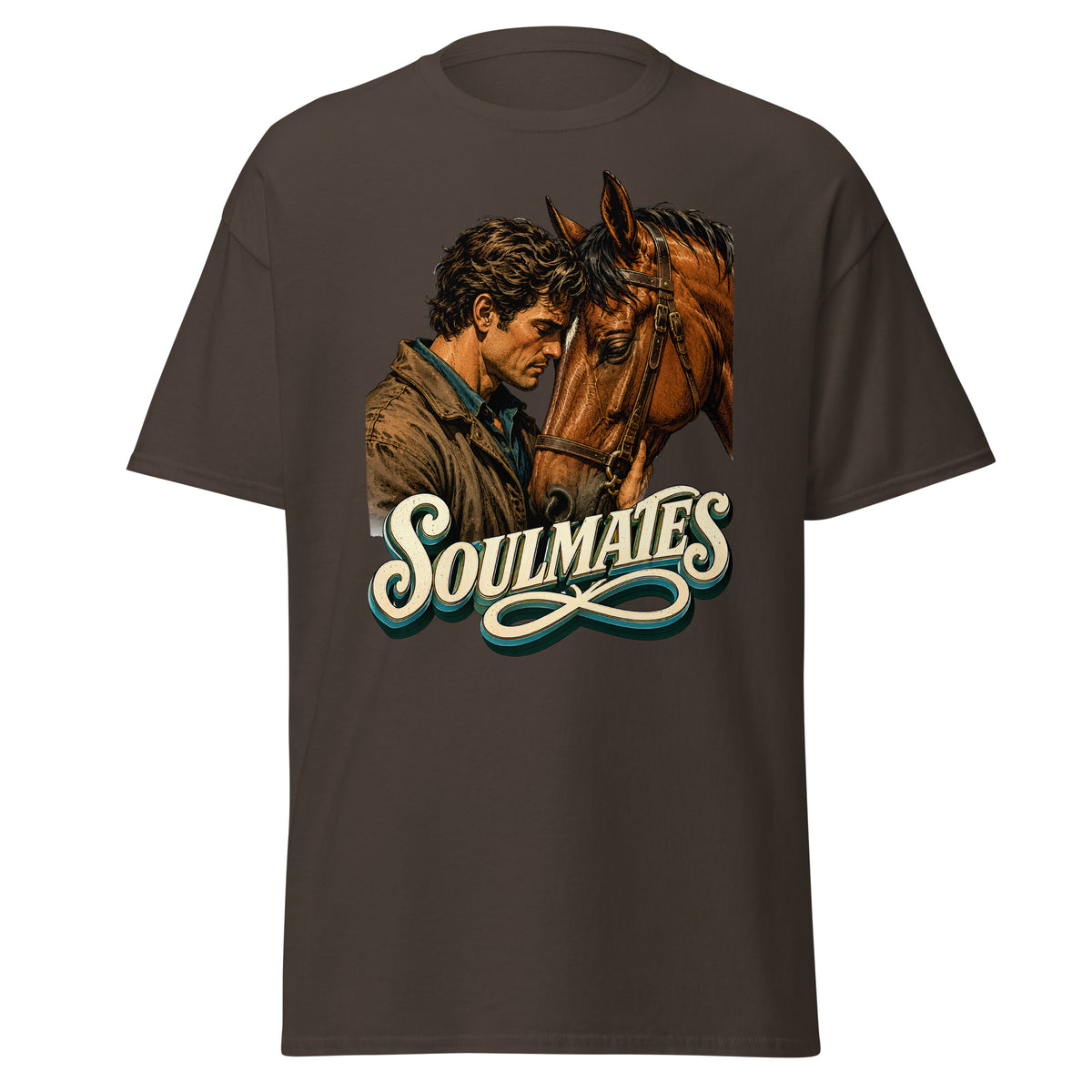 Soulmates Horse Classic Unisex Tee - Horse Lovers Edition by printfluence.net