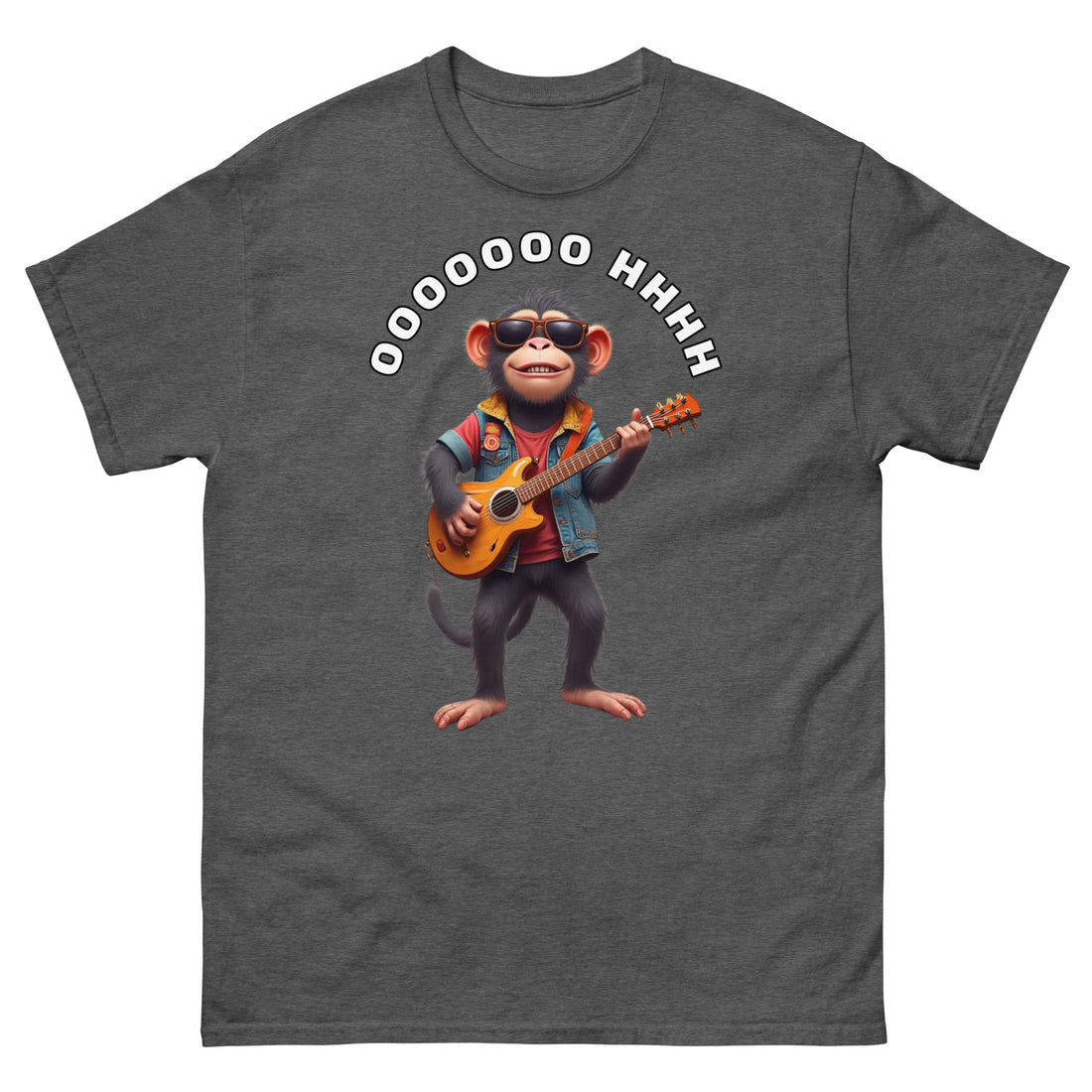 Unisex classic tee - Rockstar Monkey Classic Tee – For Elite Performers & Champions by printfluence.net