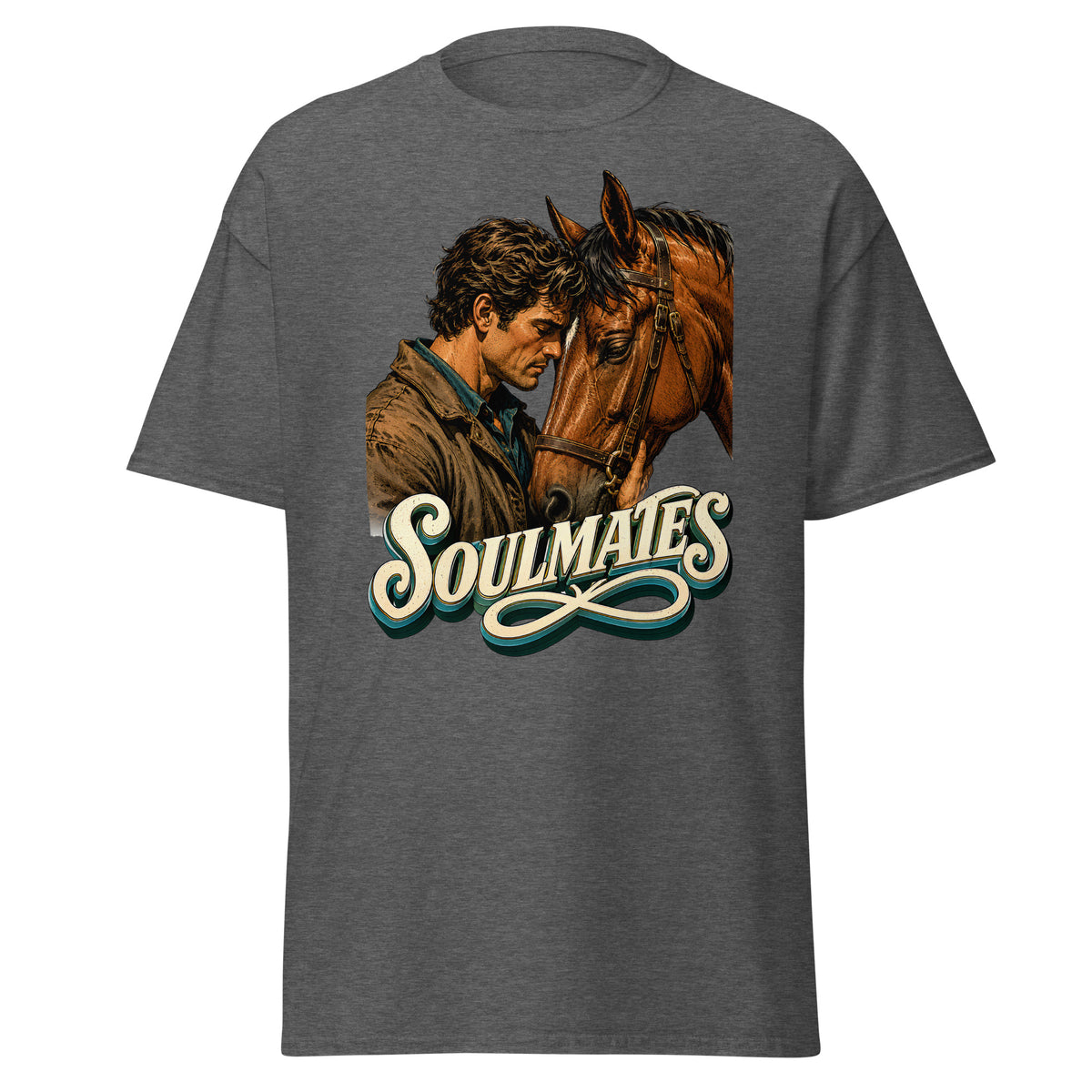 Soulmates Horse Classic Unisex Tee - Horse Lovers Edition by printfluence.net