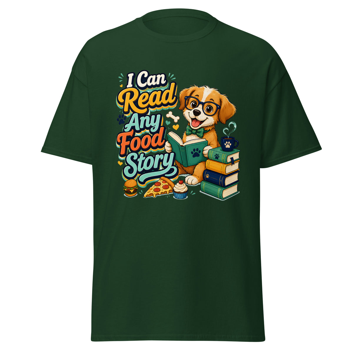 Cavalier King Charles Food Story Classic Tee by printfluence.net