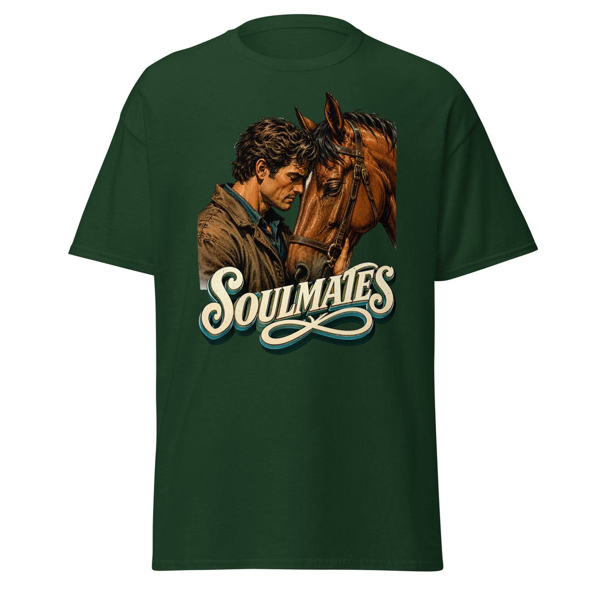 Soulmates Horse Classic Unisex Tee - Horse Lovers Edition by printfluence.net