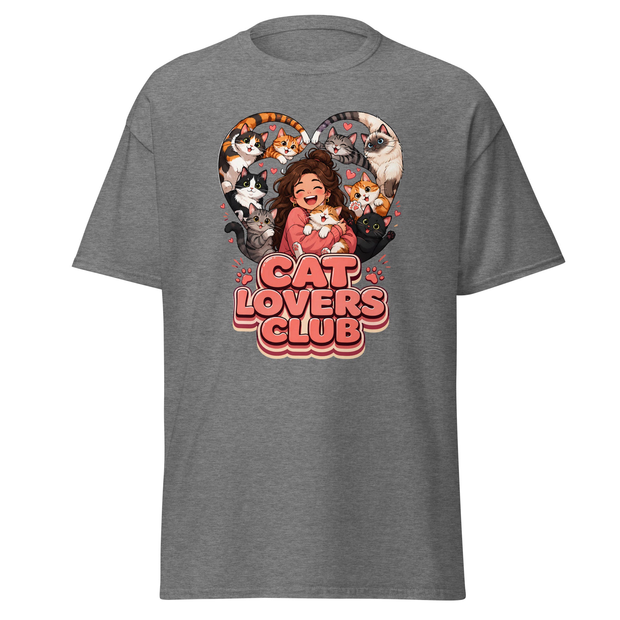 Unisex classic tee - Elite Cat Lovers Club - Premium Luxury Retro Feline Passion Design by printfluence.net
