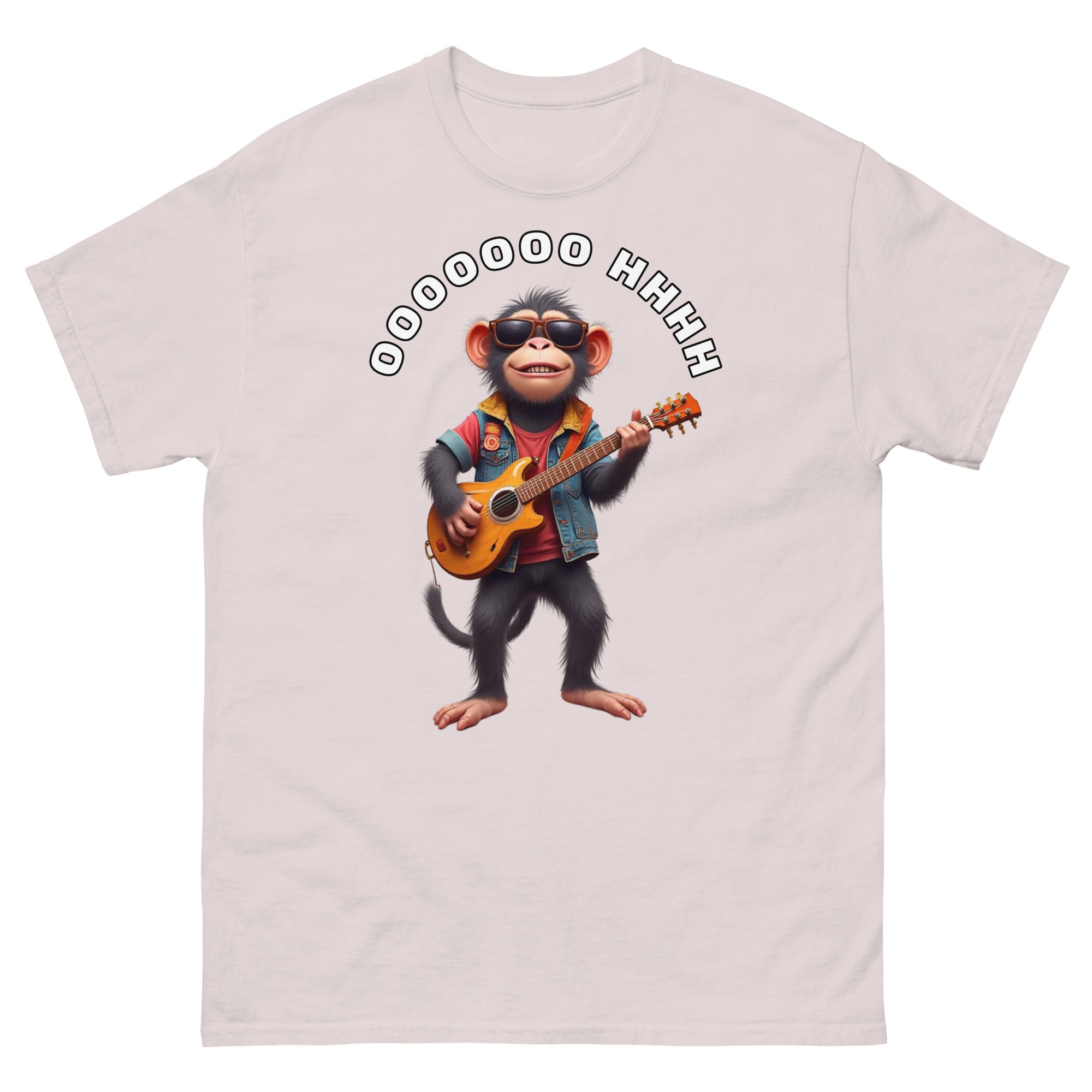 Unisex classic tee - Rockstar Monkey Classic Tee – For Elite Performers & Champions by printfluence.net