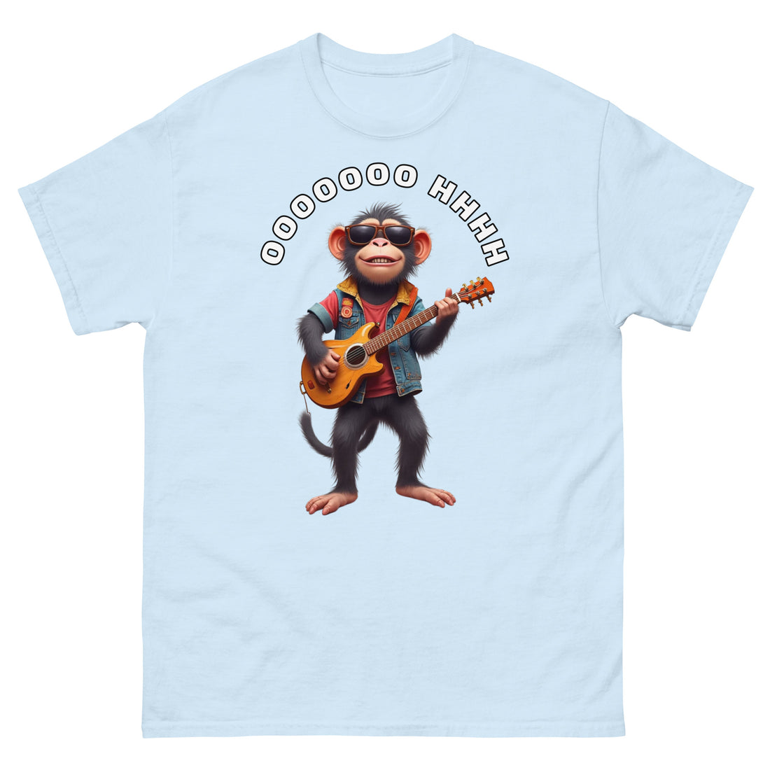 Unisex classic tee - Rockstar Monkey Classic Tee – For Elite Performers & Champions by printfluence.net